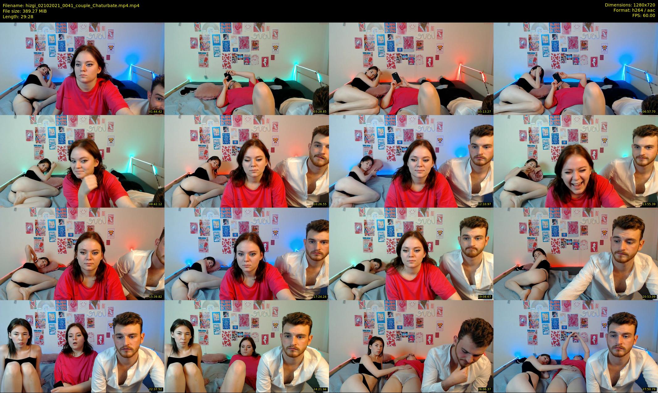 hizgi — 30 minute Chaturbate couple cam show recording, 720p, Oct 2, 2021