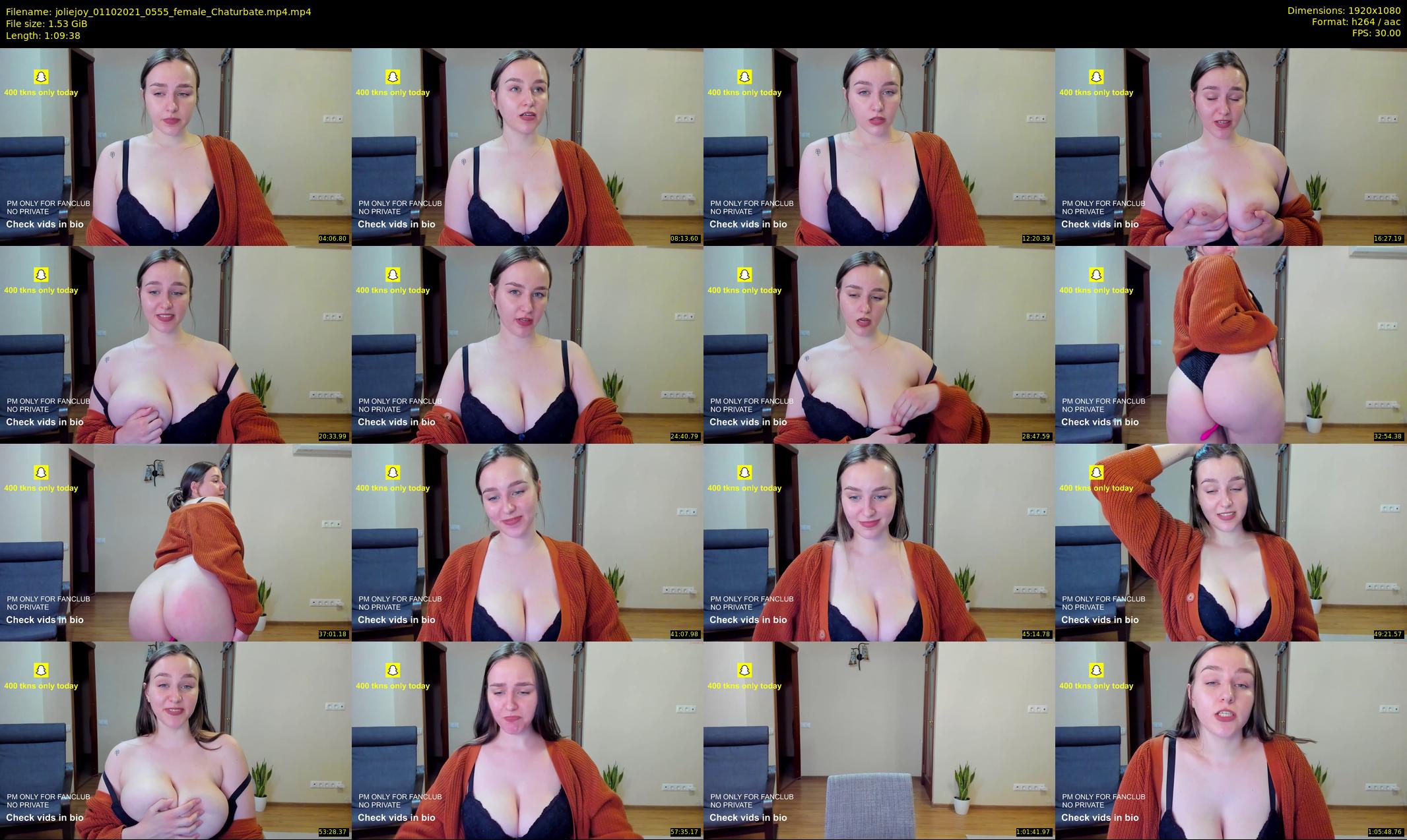 joliejoy — 70 minute Chaturbate female cam show recording, 1080p, Oct 1, 2021