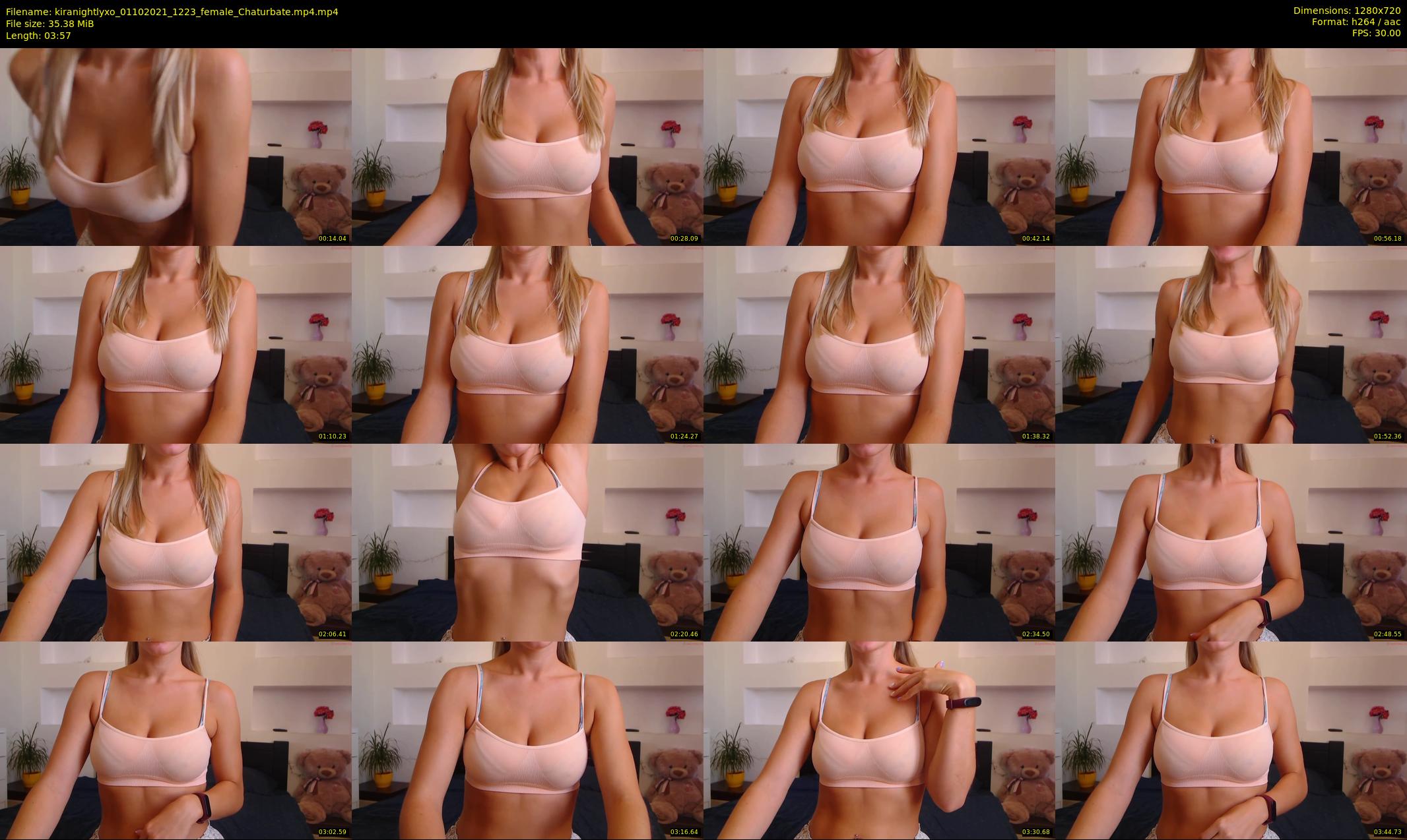 kiranightlyxo — 4 minute Chaturbate female cam show recording, 720p, Oct 1, 2021