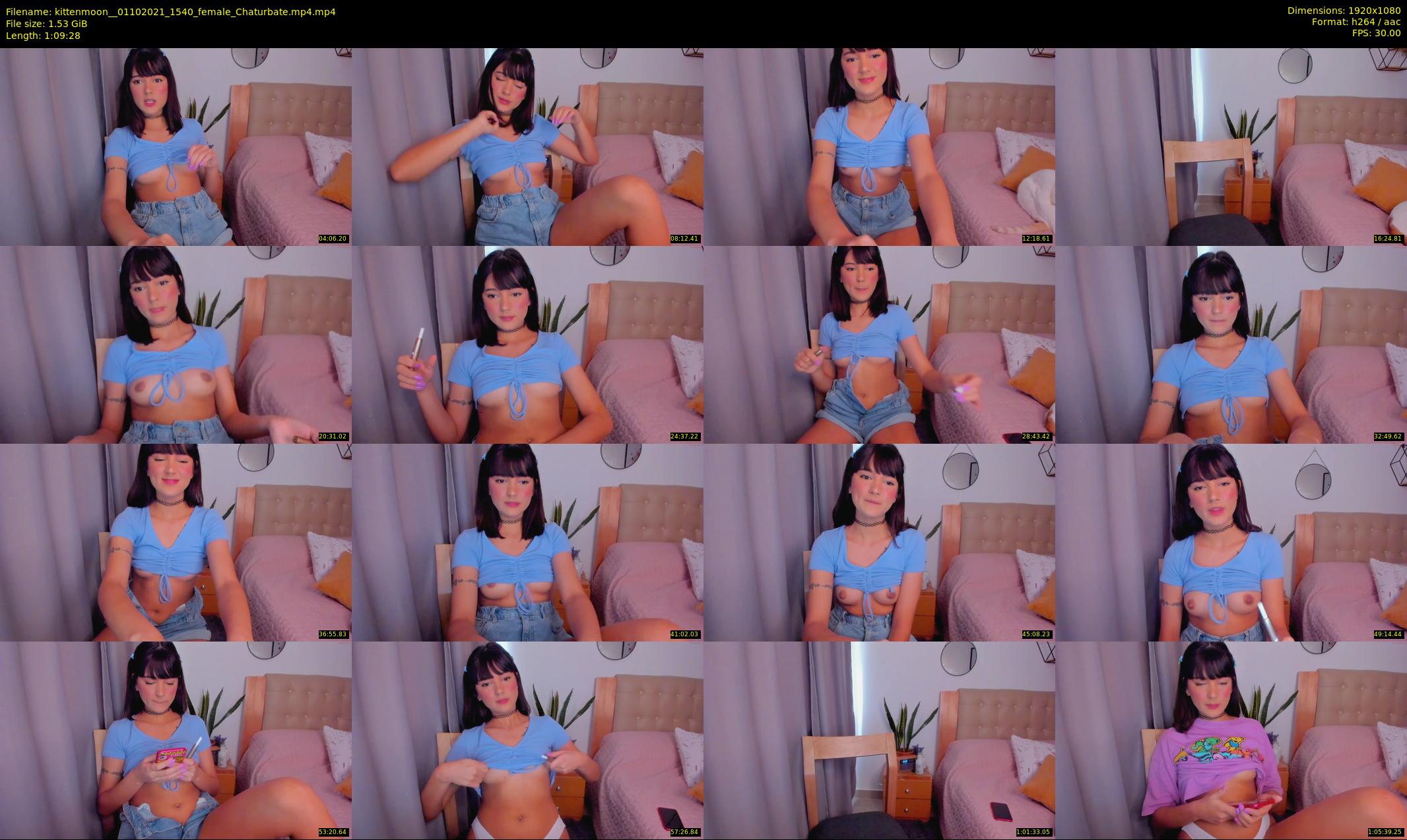 kittenmoon_ — 70 minute Chaturbate female cam show recording, 1080p, Oct 1, 2021