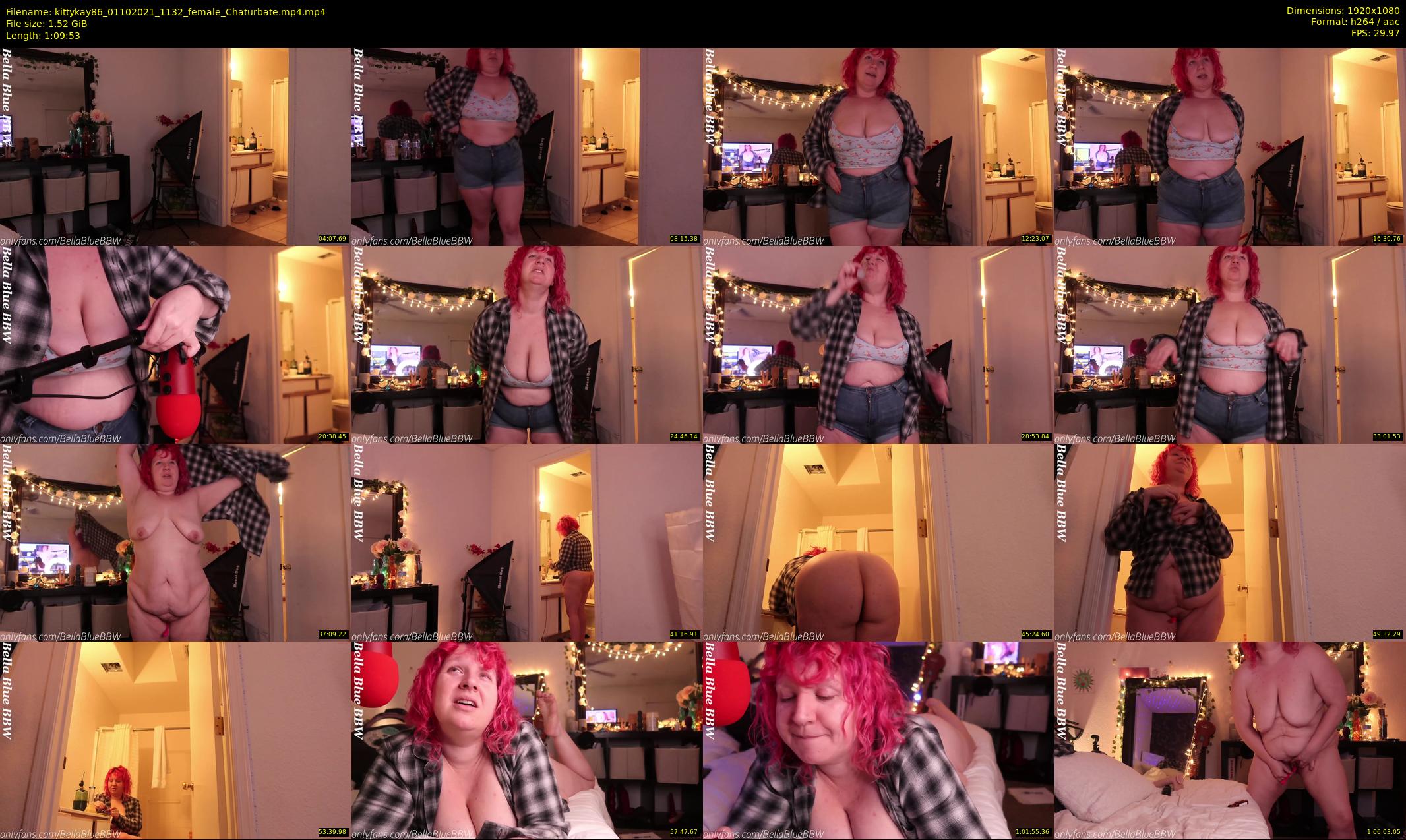 kittykay86 — 70 minute Chaturbate female cam show recording, 1080p, Oct 1, 2021