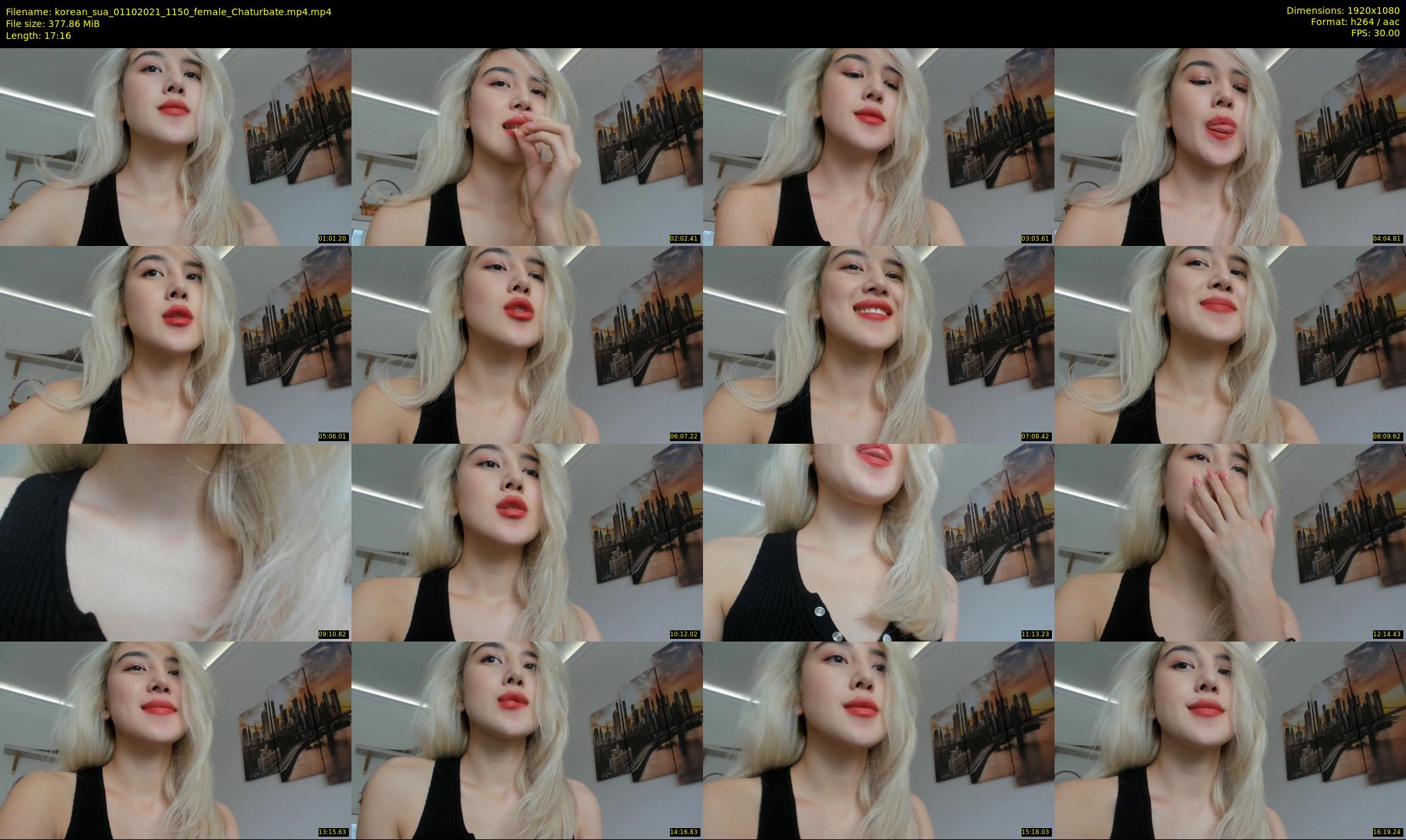 korean_sua — 18 minute Chaturbate female cam show recording, 1080p, Oct 1, 2021