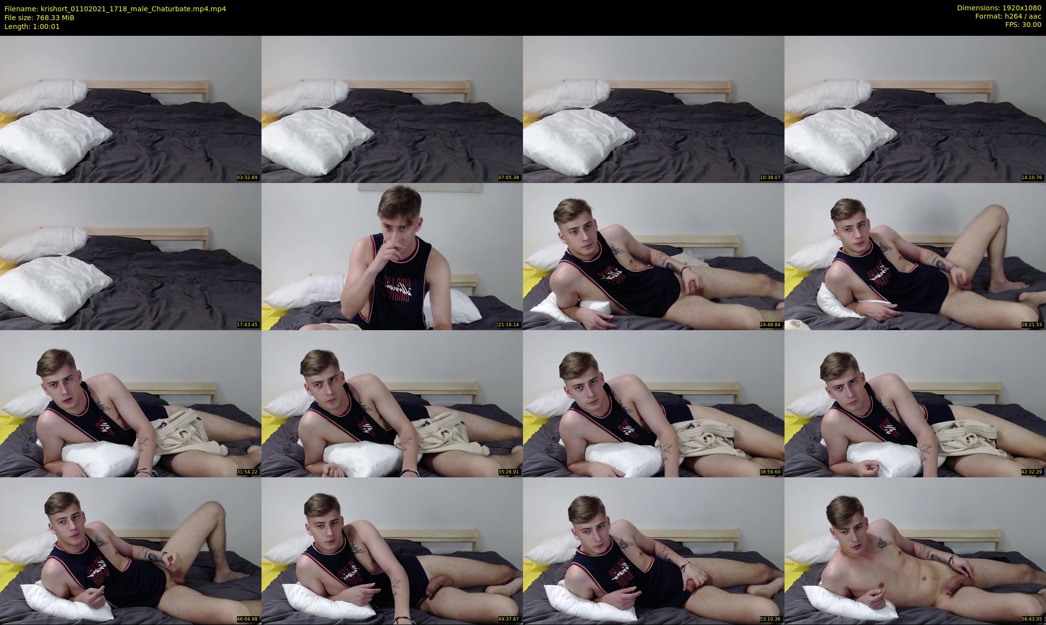 krishort — 61 minute Chaturbate male cam show recording, 1080p, Oct 1, 2021