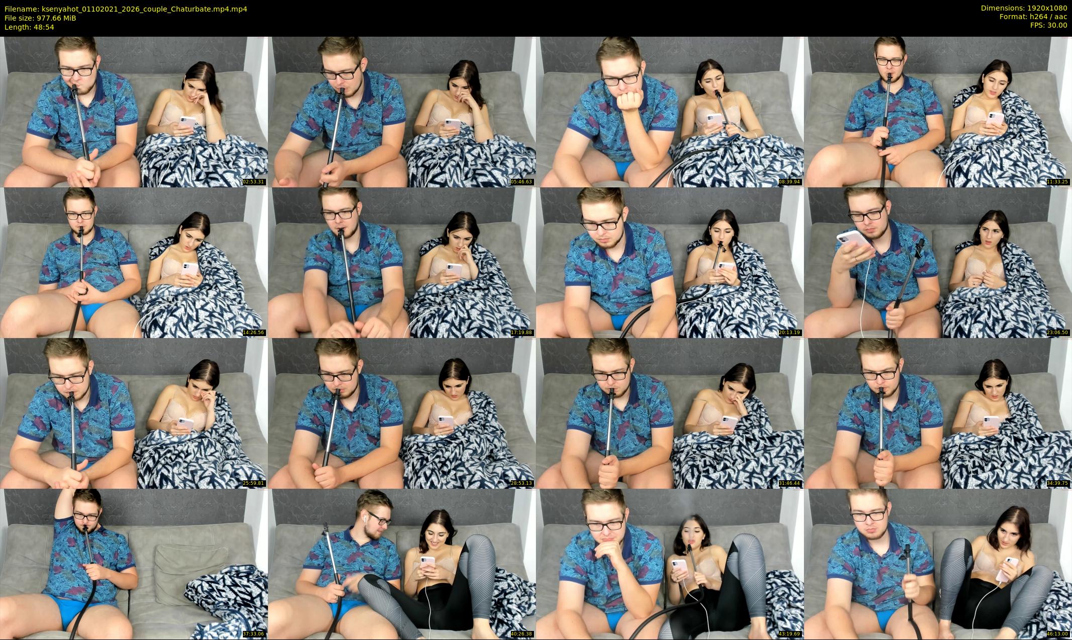 ksenyahot — 49 minute Chaturbate couple cam show recording, 1080p, Oct 1, 2021