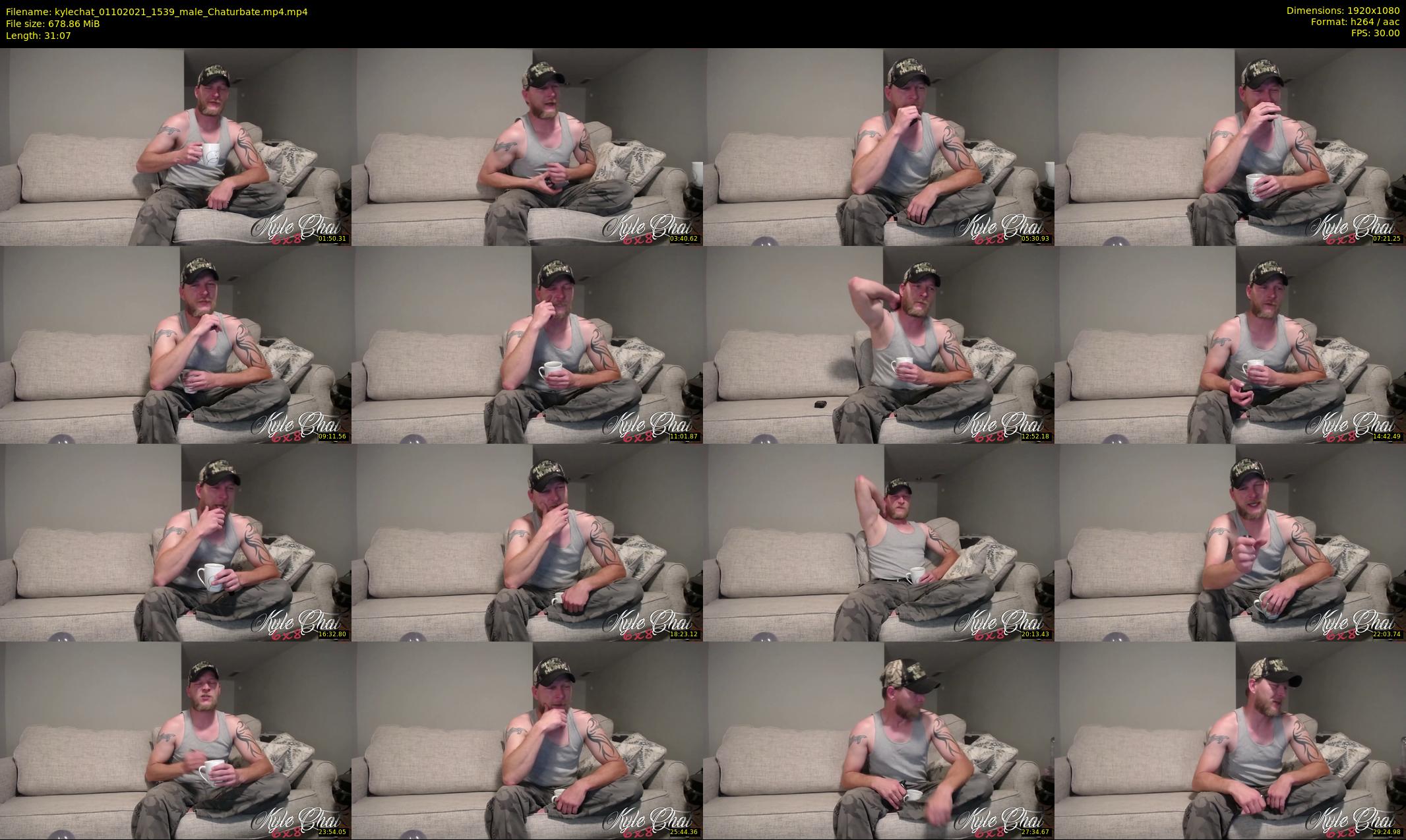 kylechat — 32 minute Chaturbate male cam show recording, 1080p, Oct 1, 2021