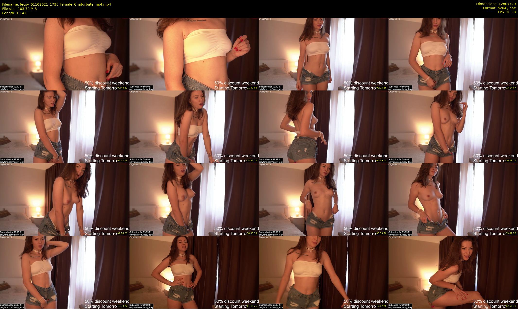 lecsy — 14 minute Chaturbate female cam show recording, 720p, Oct 1, 2021