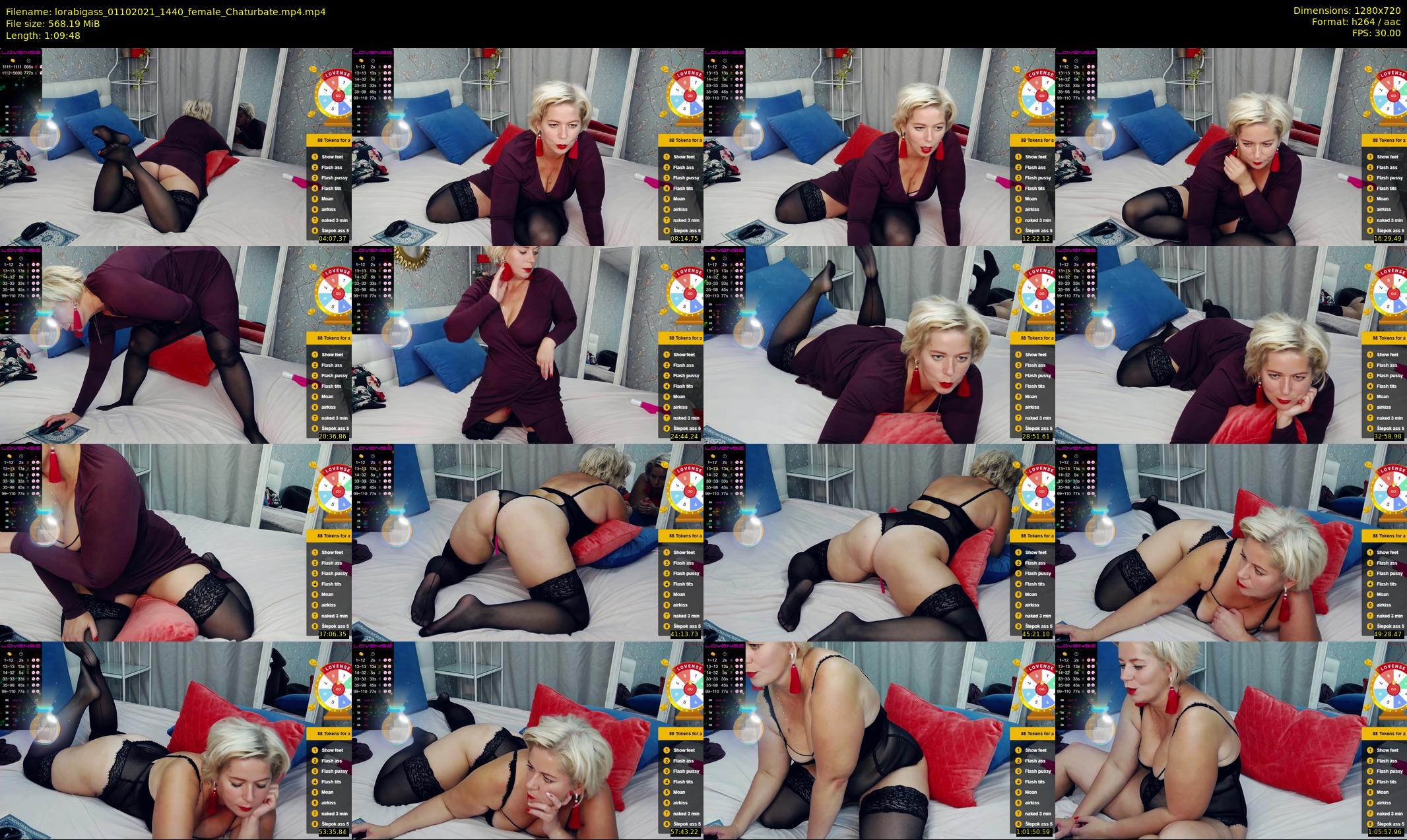 lorabigass — 70 minute Chaturbate female cam show recording, 720p, Oct 1, 2021