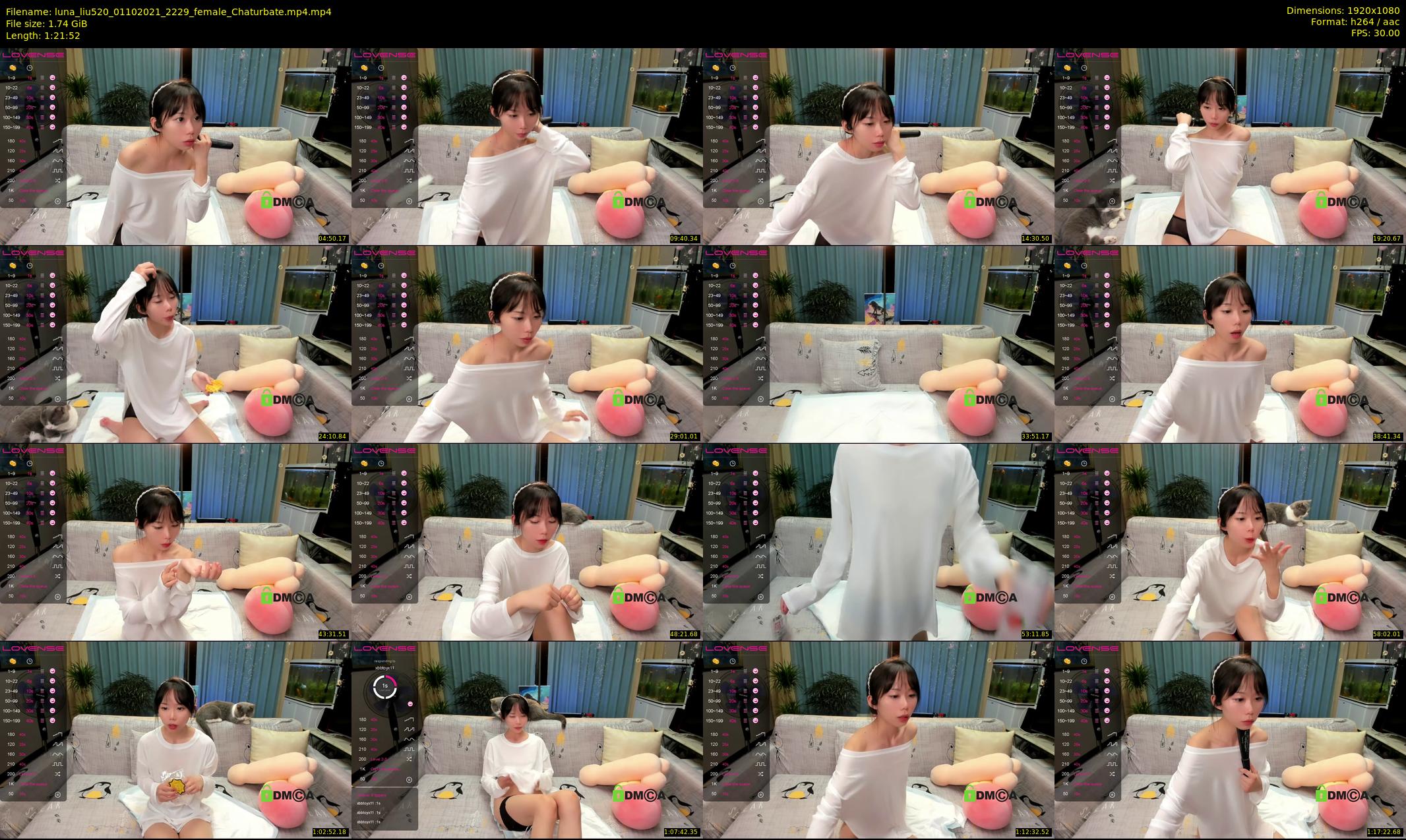luna_liu520 — 82 minute Chaturbate female cam show recording, 1080p, Oct 1, 2021