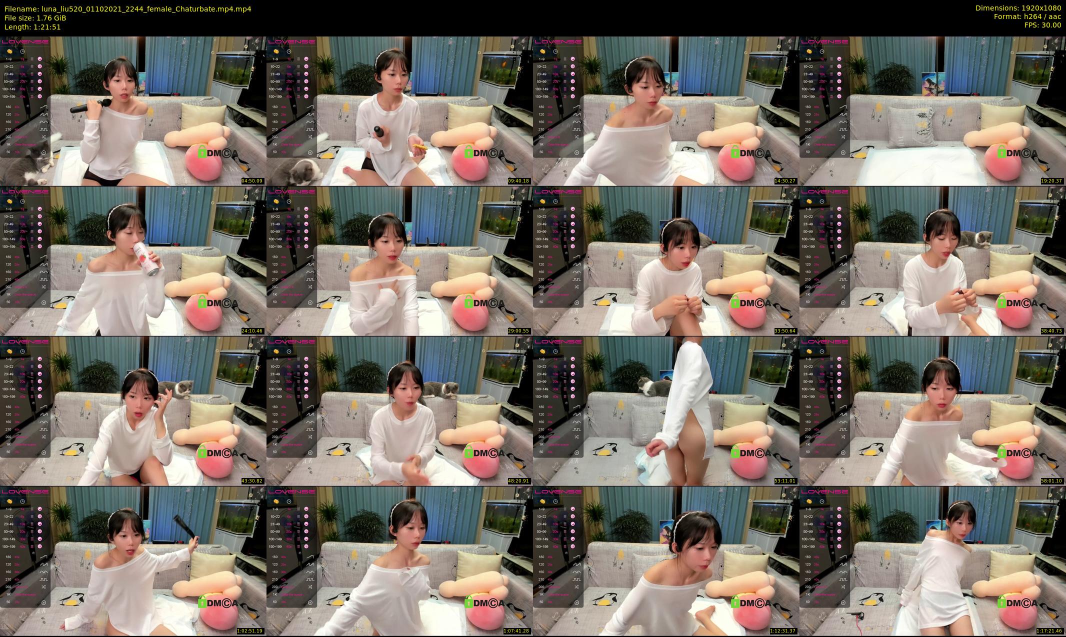luna_liu520 — 82 minute Chaturbate female cam show recording, 1080p, Oct 1, 2021