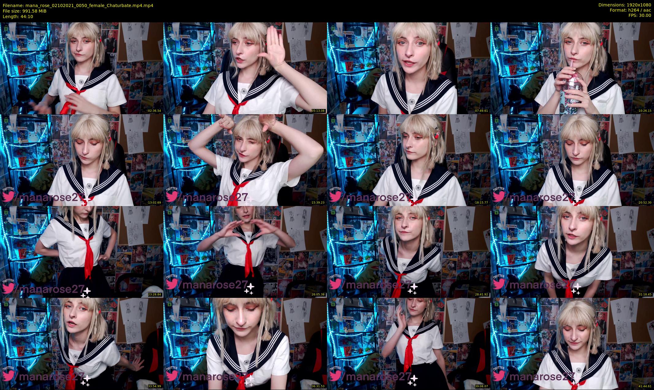 mana_rose — 45 minute Chaturbate female cam show recording, 1080p, Oct 2, 2021