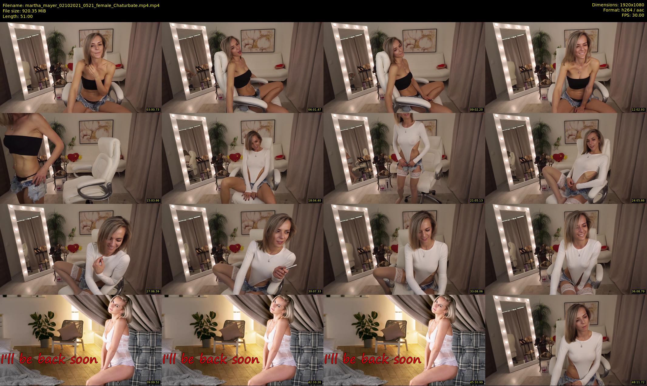 martha_mayer — 51 minute Chaturbate female cam show recording, 1080p, Oct 2, 2021