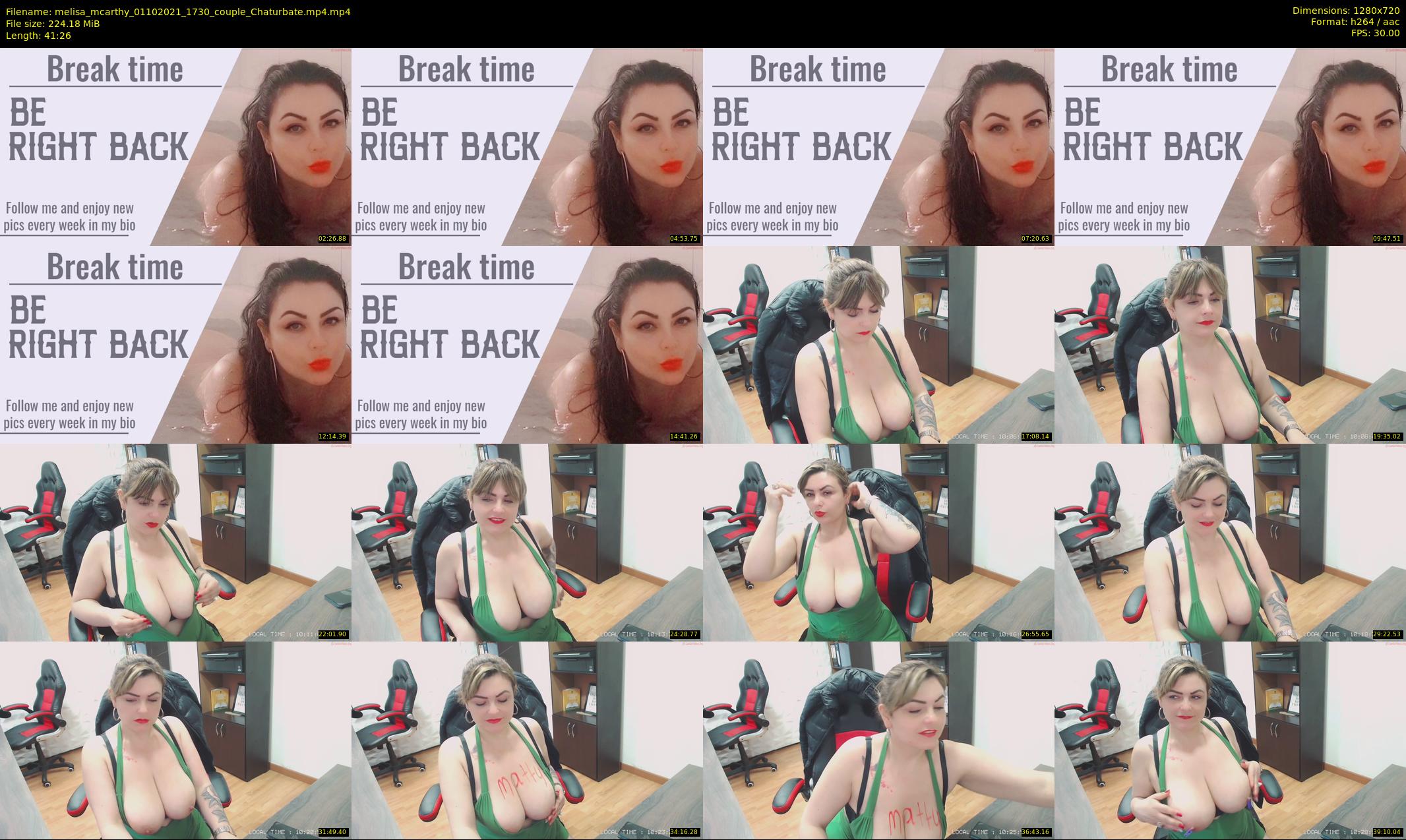 melisa_mcarthy — 42 minute Chaturbate couple cam show recording, 720p, Oct 1, 2021
