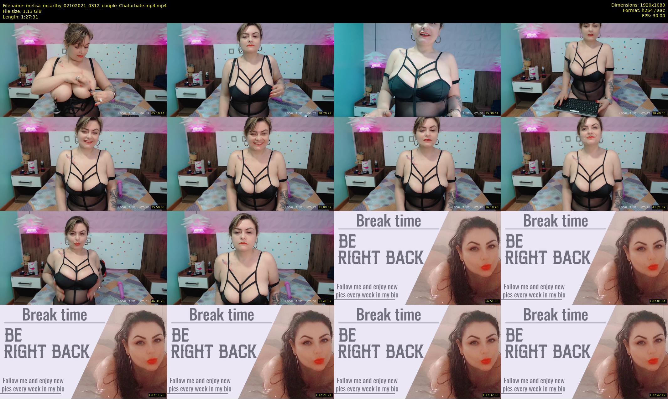 melisa_mcarthy — 88 minute Chaturbate couple cam show recording, 1080p, Oct 2, 2021