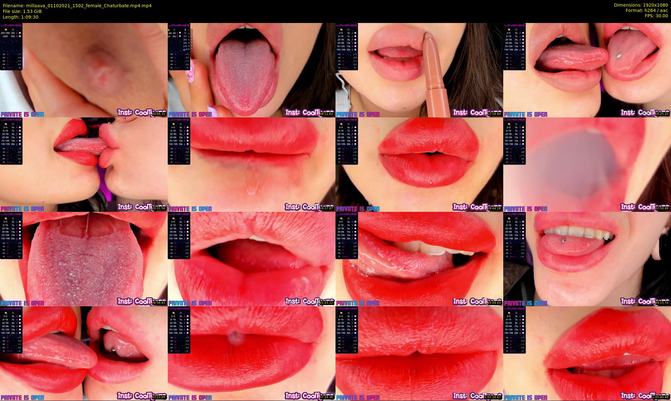 millaava — 70 minute Chaturbate female cam show recording, 1080p, Oct 1, 2021