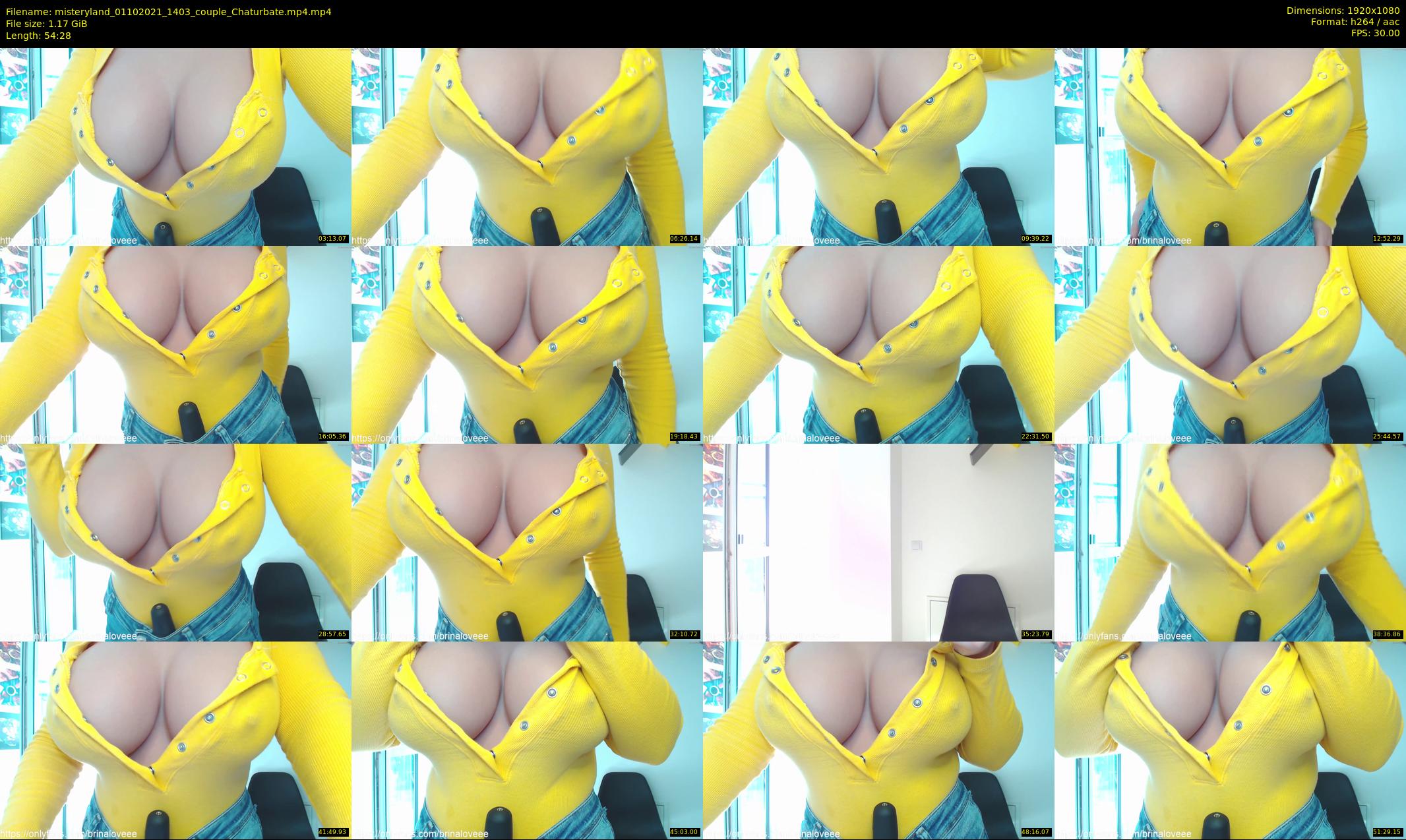 misteryland — 55 minute Chaturbate couple cam show recording, 1080p, Oct 1, 2021