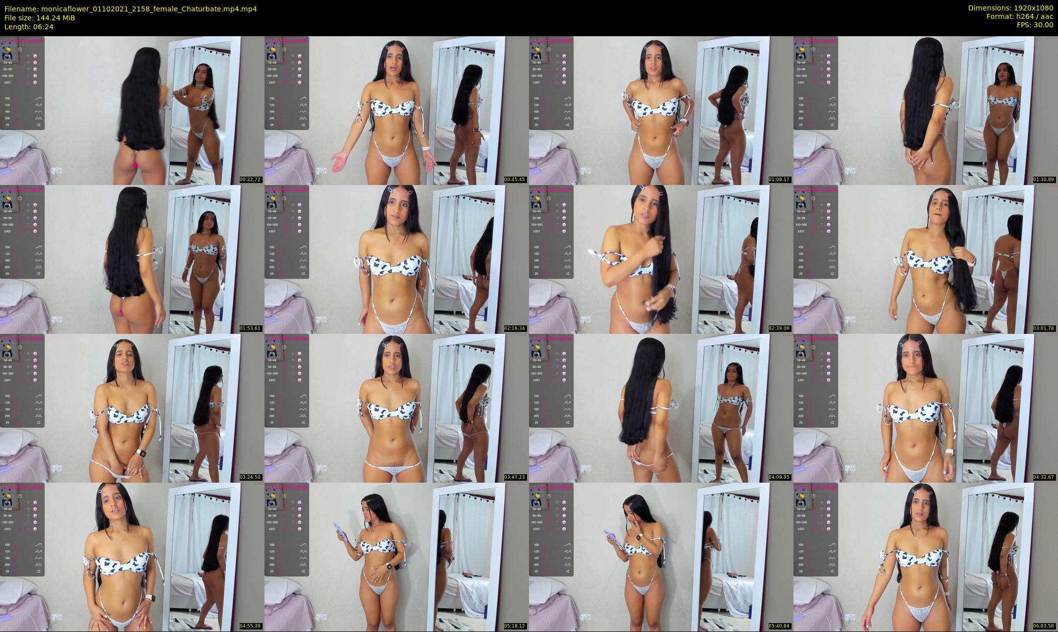 monicaflower — 7 minute Chaturbate female cam show recording, 1080p, Oct 1, 2021