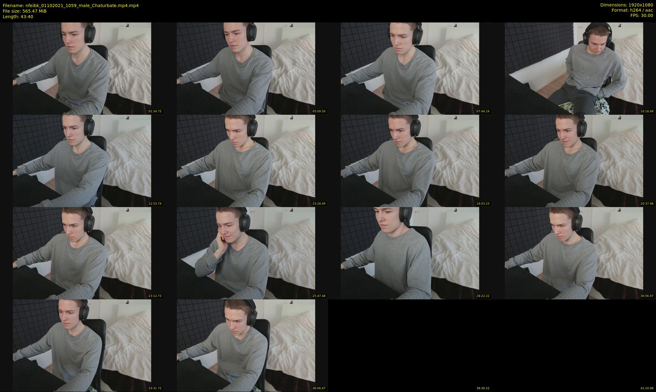 nfeibk — 44 minute Chaturbate male cam show recording, 1080p, Oct 1, 2021