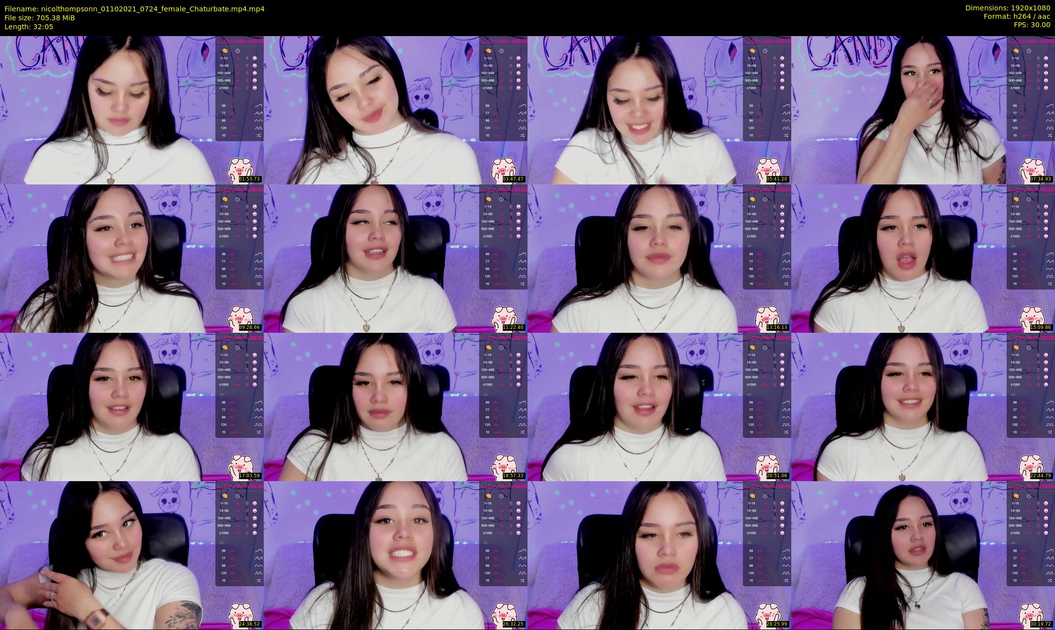 nicolthompsonn — 33 minute Chaturbate female cam show recording, 1080p, Oct 1, 2021