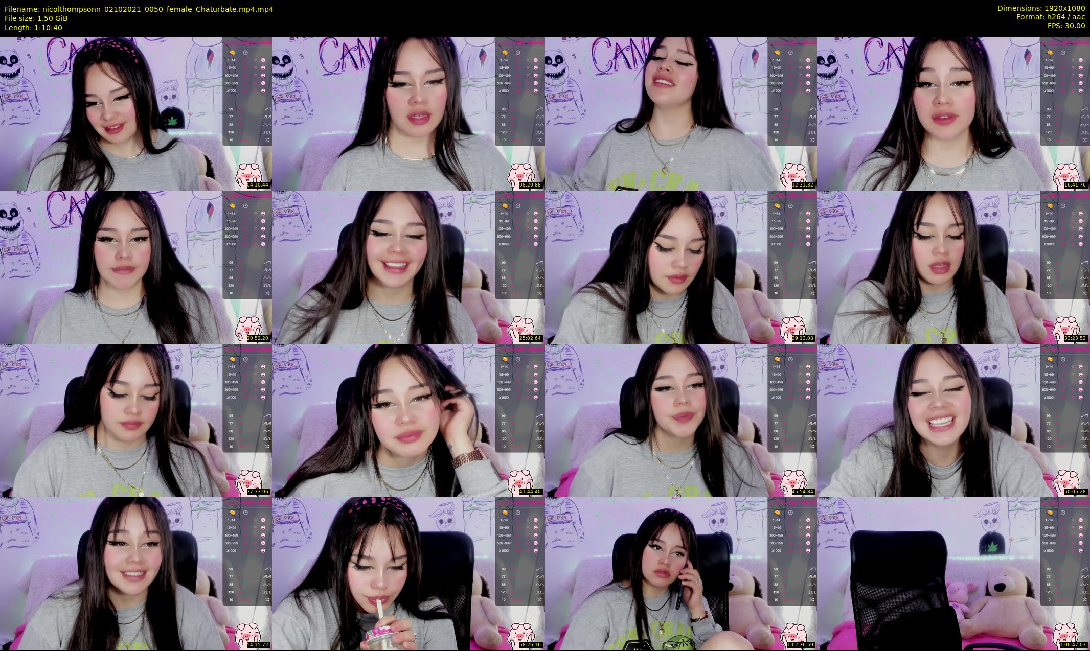 nicolthompsonn — 71 minute Chaturbate female cam show recording, 1080p, Oct 2, 2021