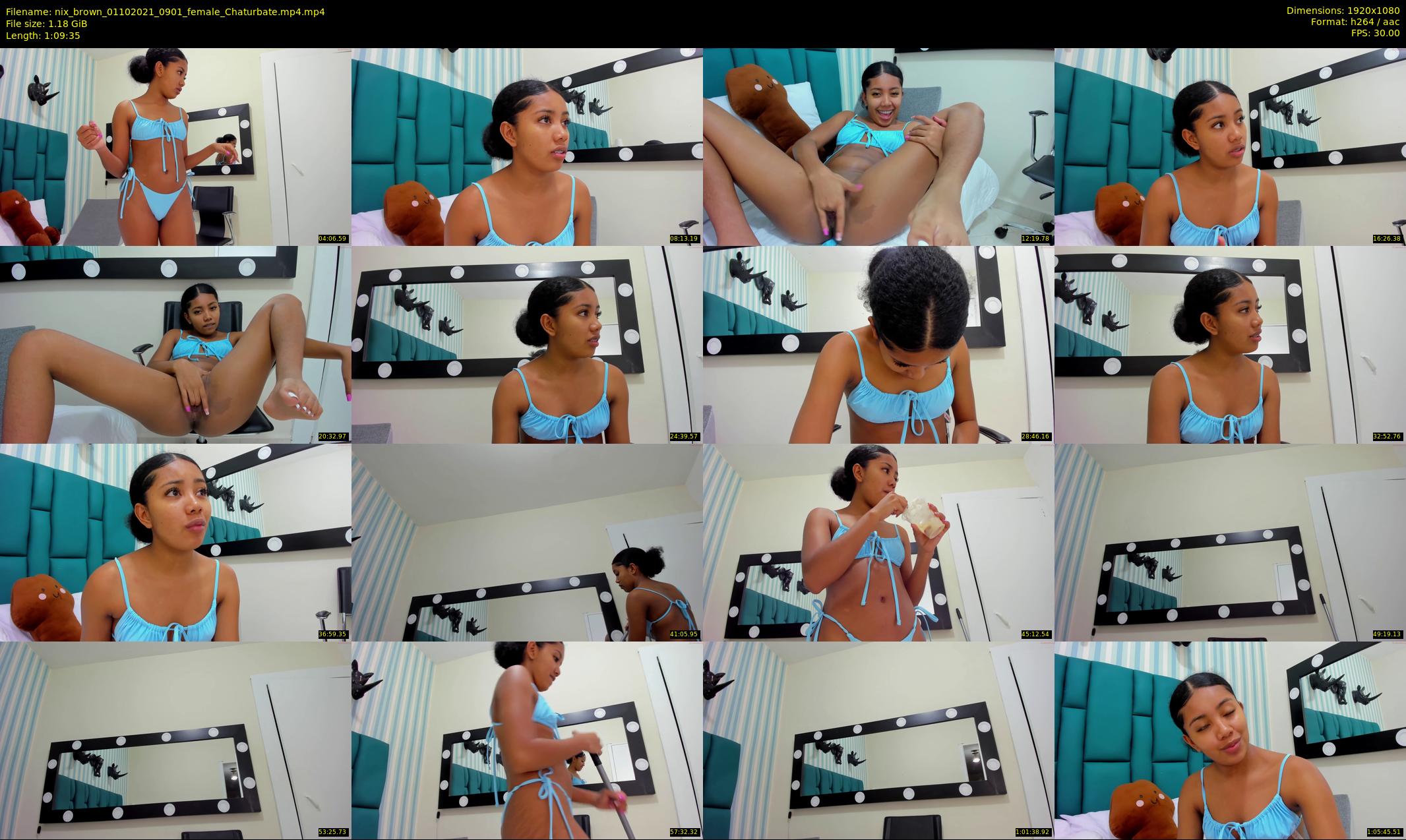 nix_brown — 70 minute Chaturbate female cam show recording, 1080p, Oct 1, 2021