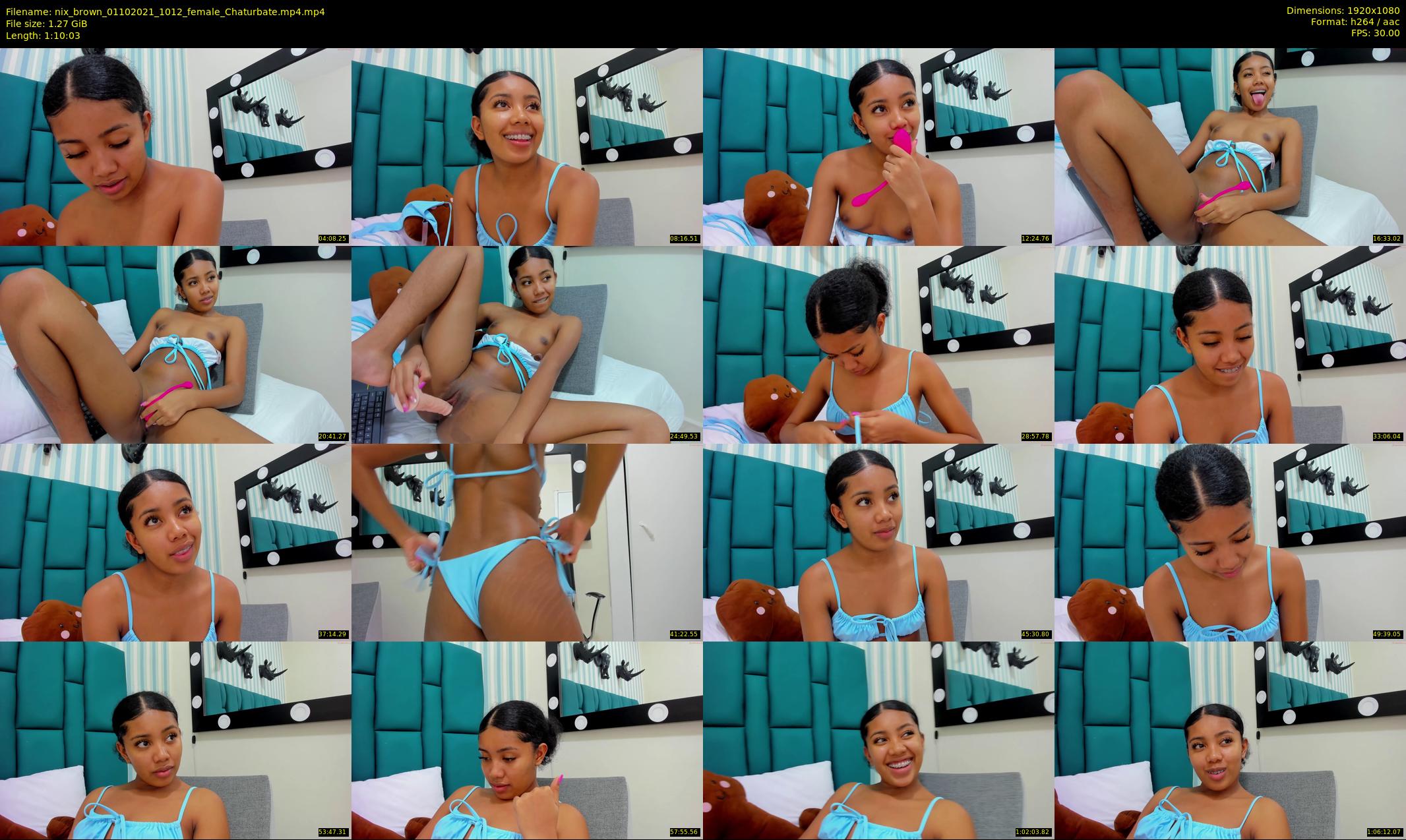 nix_brown — 71 minute Chaturbate female cam show recording, 1080p, Oct 1, 2021