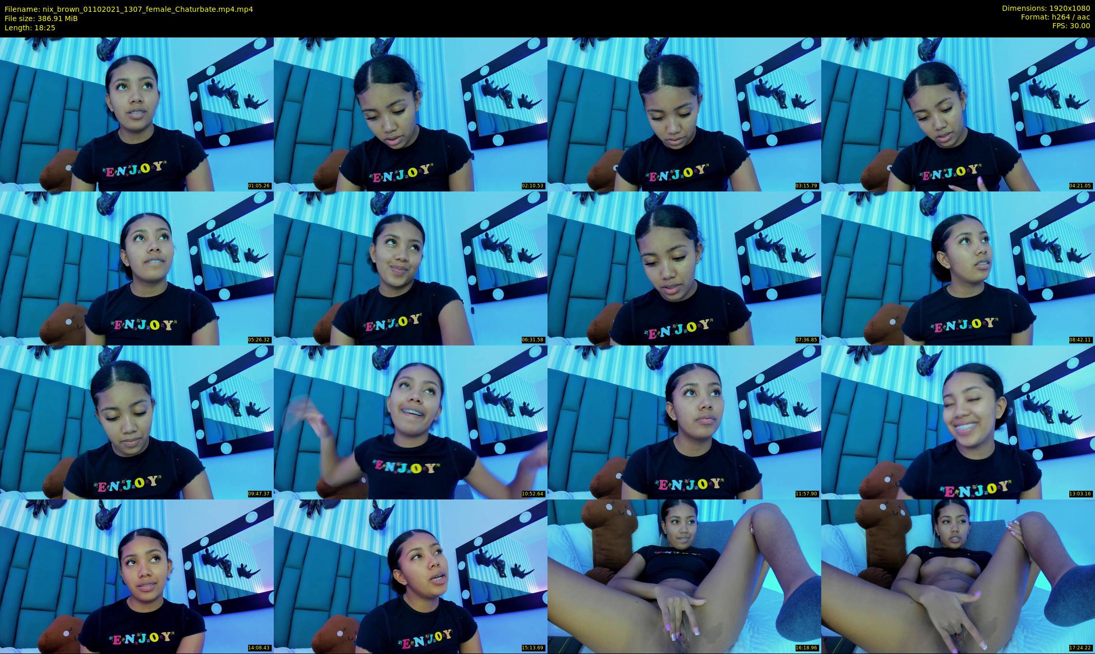 nix_brown — 19 minute Chaturbate female cam show recording, 1080p, Oct 1, 2021