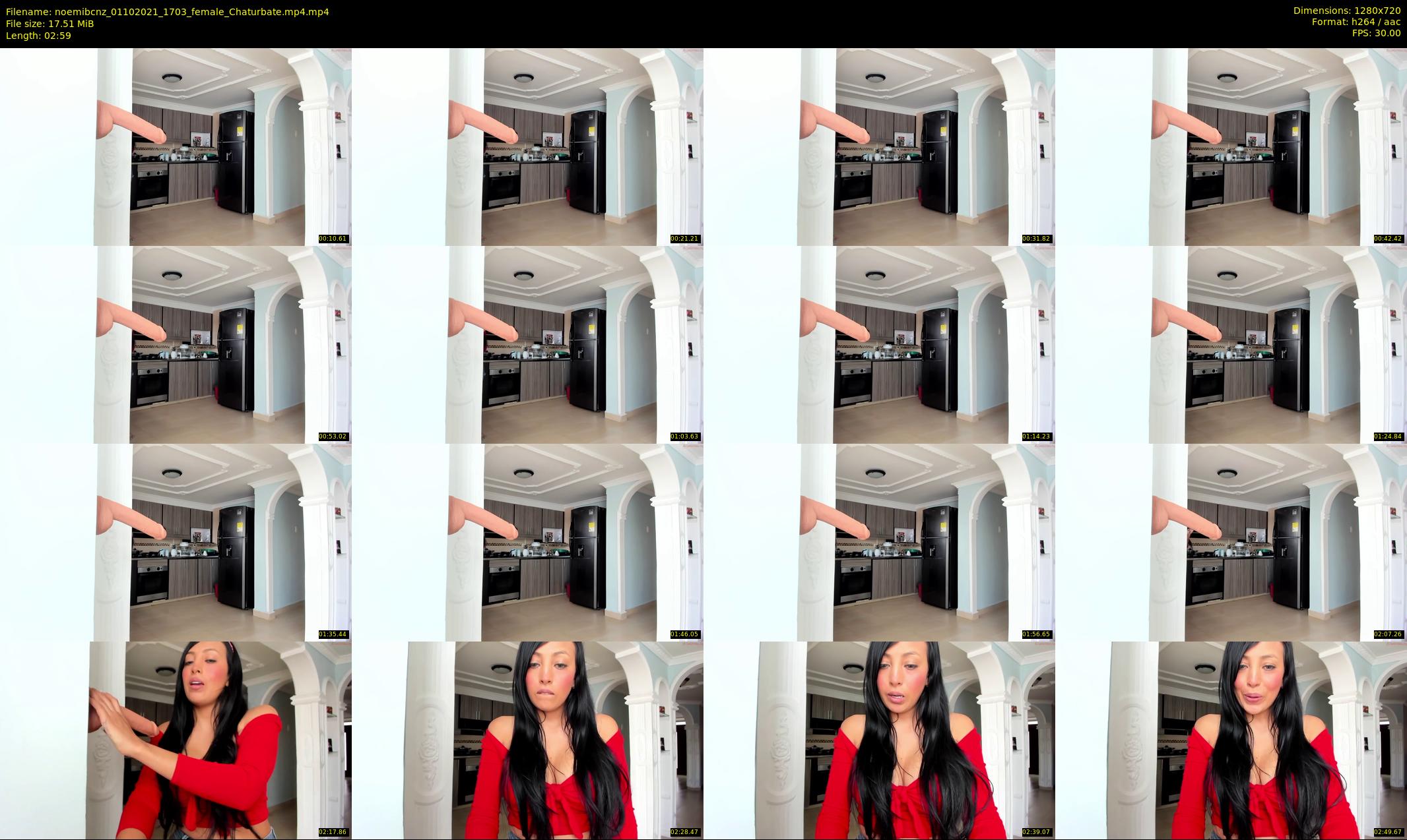 noemibcnz — 3 minute Chaturbate couple cam show recording, 720p, Oct 1, 2021