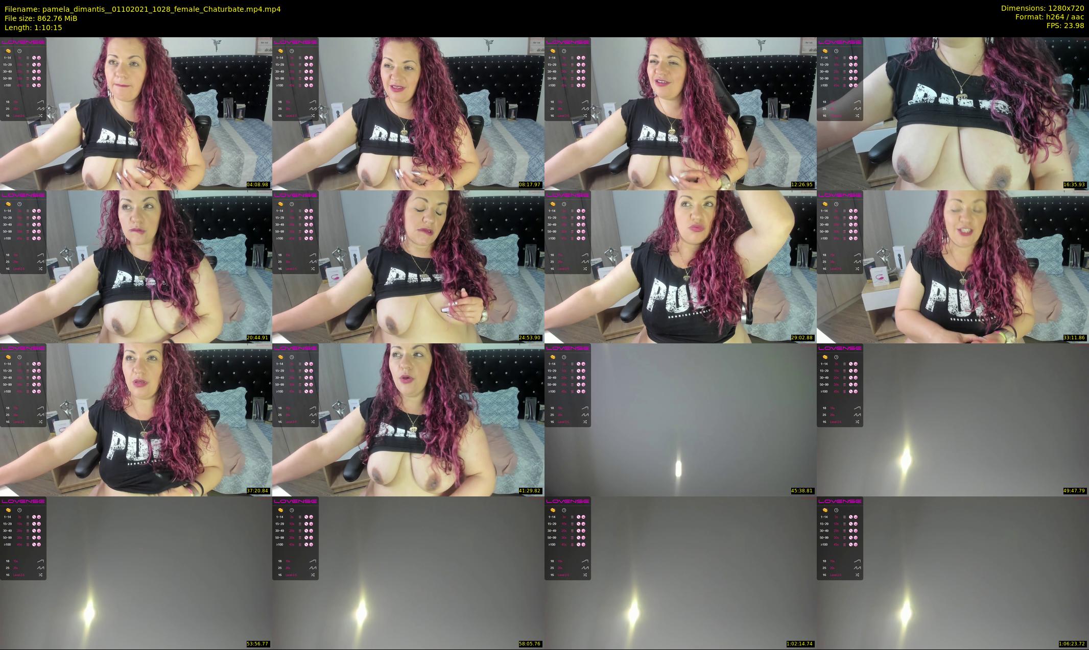 pamela_dimantis_ — 71 minute Chaturbate female cam show recording, 720p, Oct 1, 2021