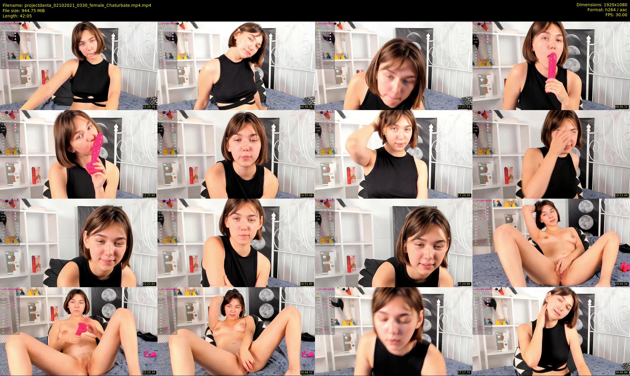 projectdanta — 43 minute Chaturbate female cam show recording, 1080p, Oct 2, 2021
