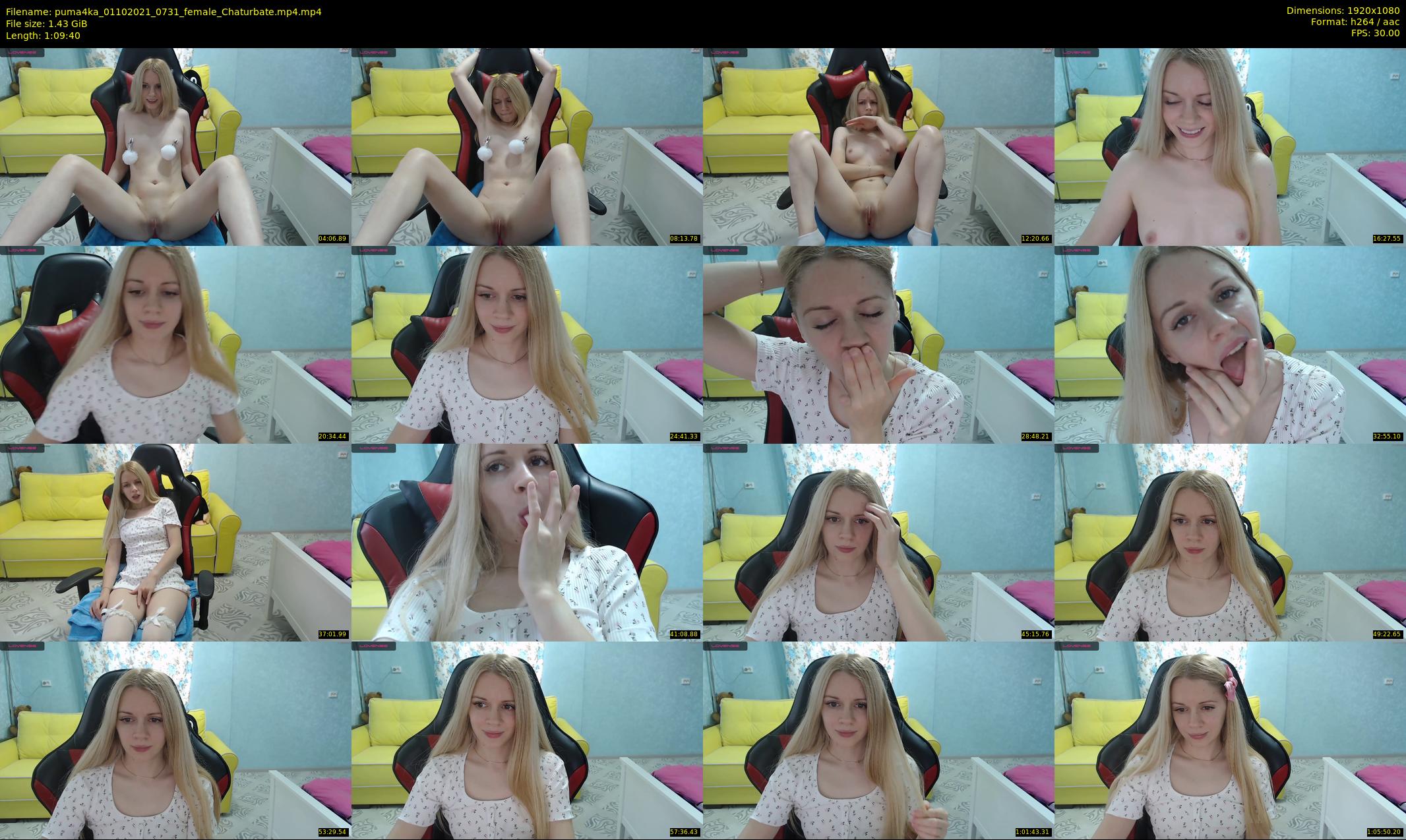 puma4ka — 70 minute Chaturbate female cam show recording, 1080p, Oct 1, 2021