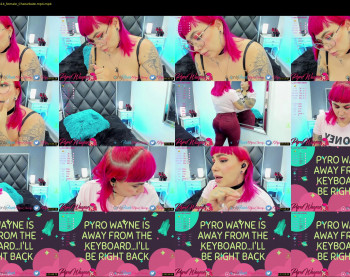 pyrowayne — 81 minute Chaturbate female cam show recording, 1080p, Oct 2, 2021
