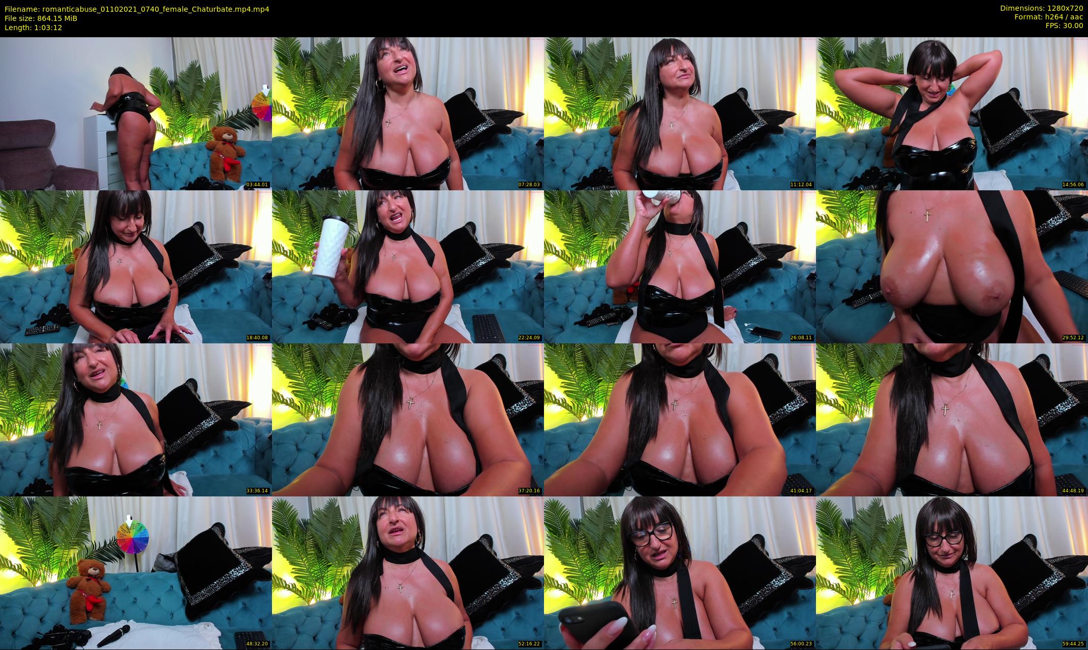 romanticabuse — 64 minute Chaturbate female cam show recording, 720p, Oct 1, 2021