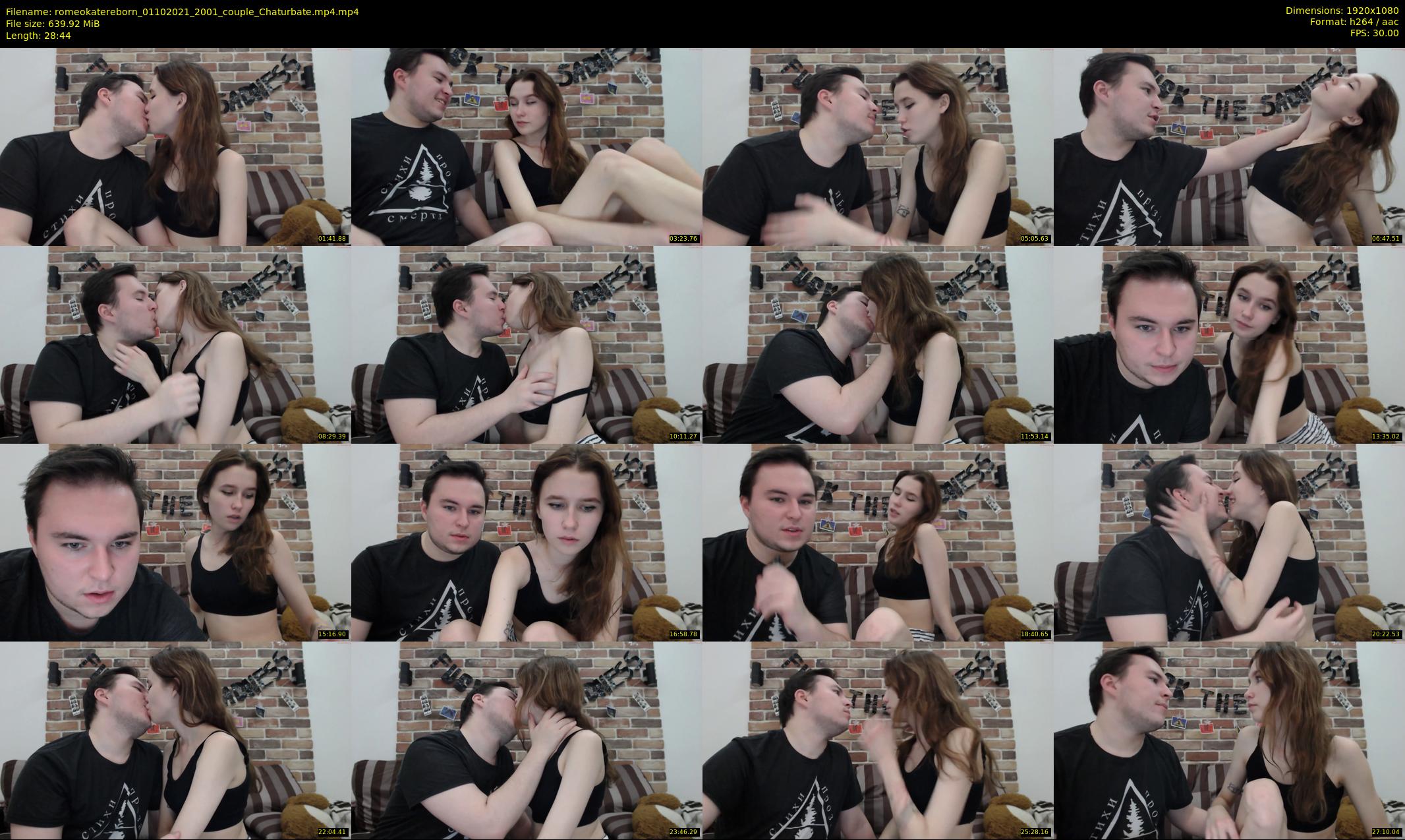 romeokatereborn — 29 minute Chaturbate couple cam show recording, 1080p, Oct 1, 2021