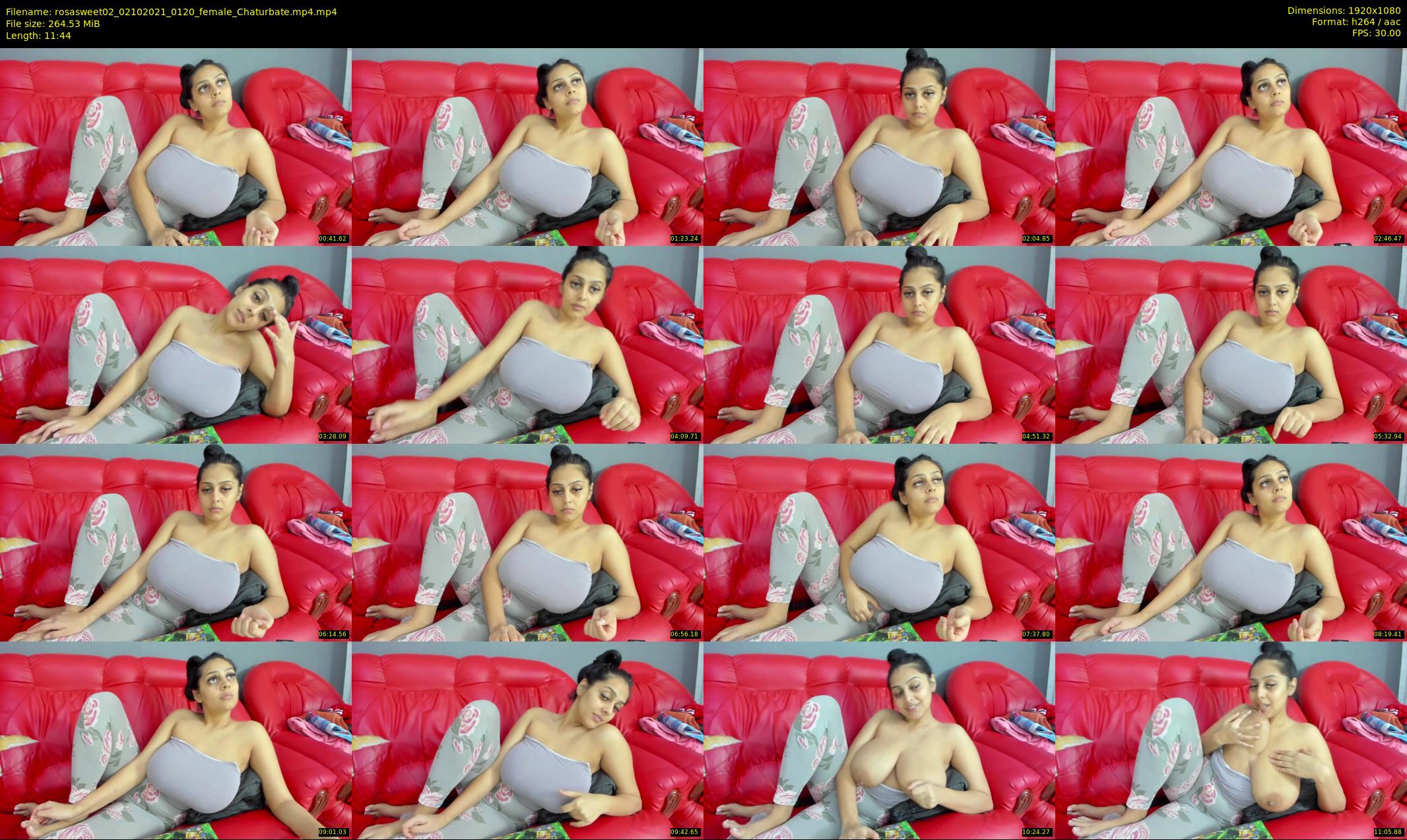 rosasweet02 — 12 minute Chaturbate female cam show recording, 1080p, Oct 2, 2021