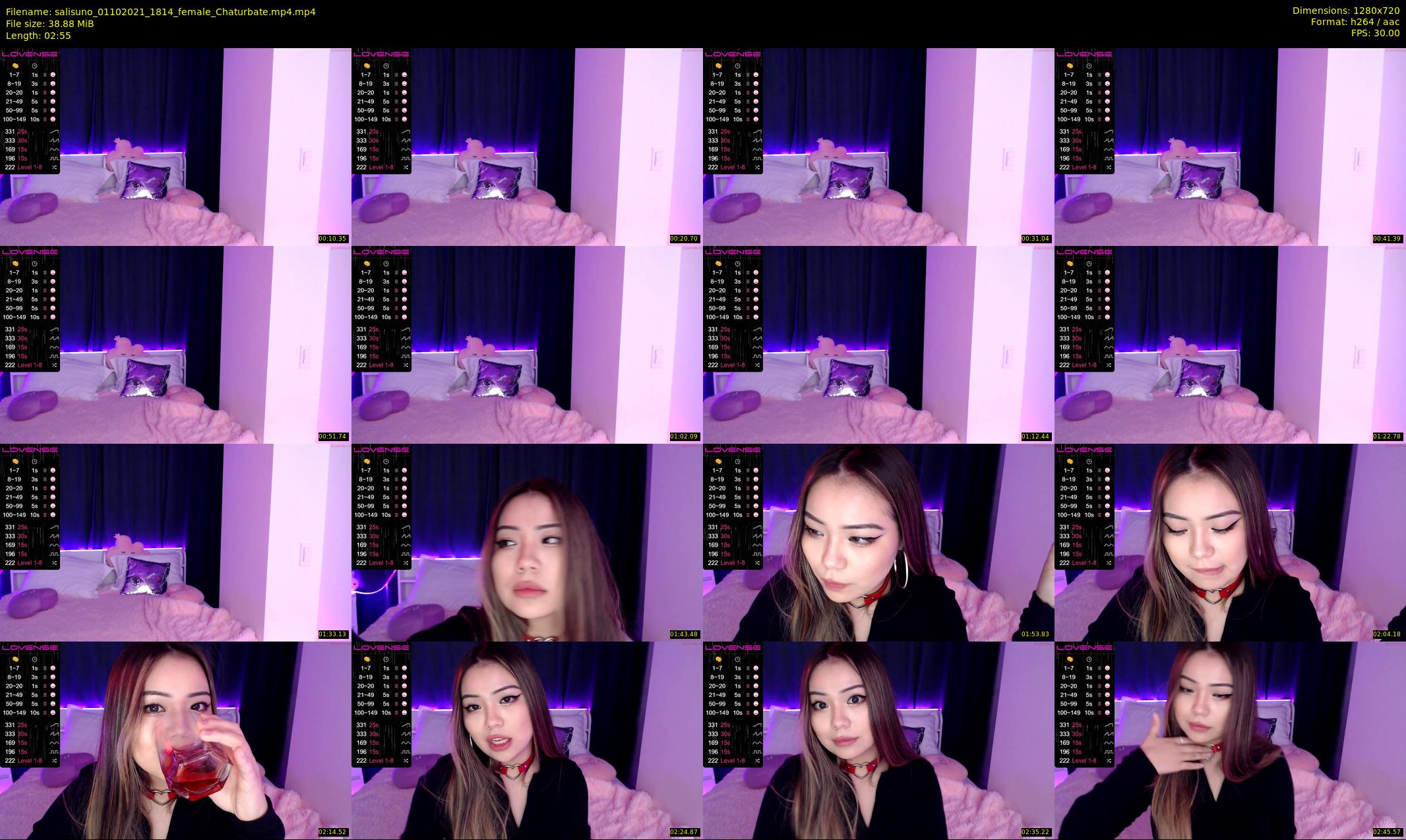 salisuno — 3 minute Chaturbate female cam show recording, 720p, Oct 1, 2021