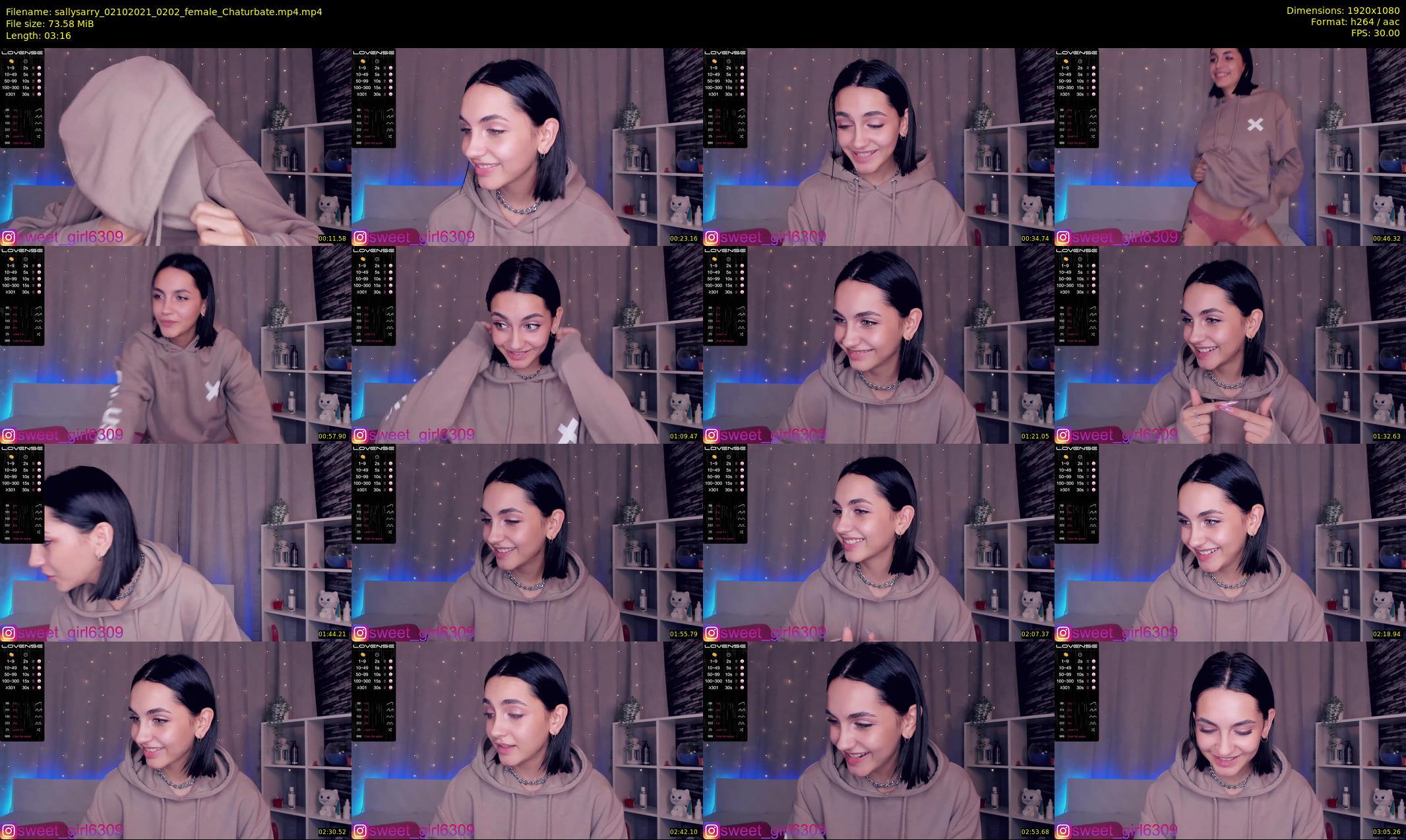 sallysarry — 4 minute Chaturbate couple cam show recording, 1080p, Oct 2, 2021