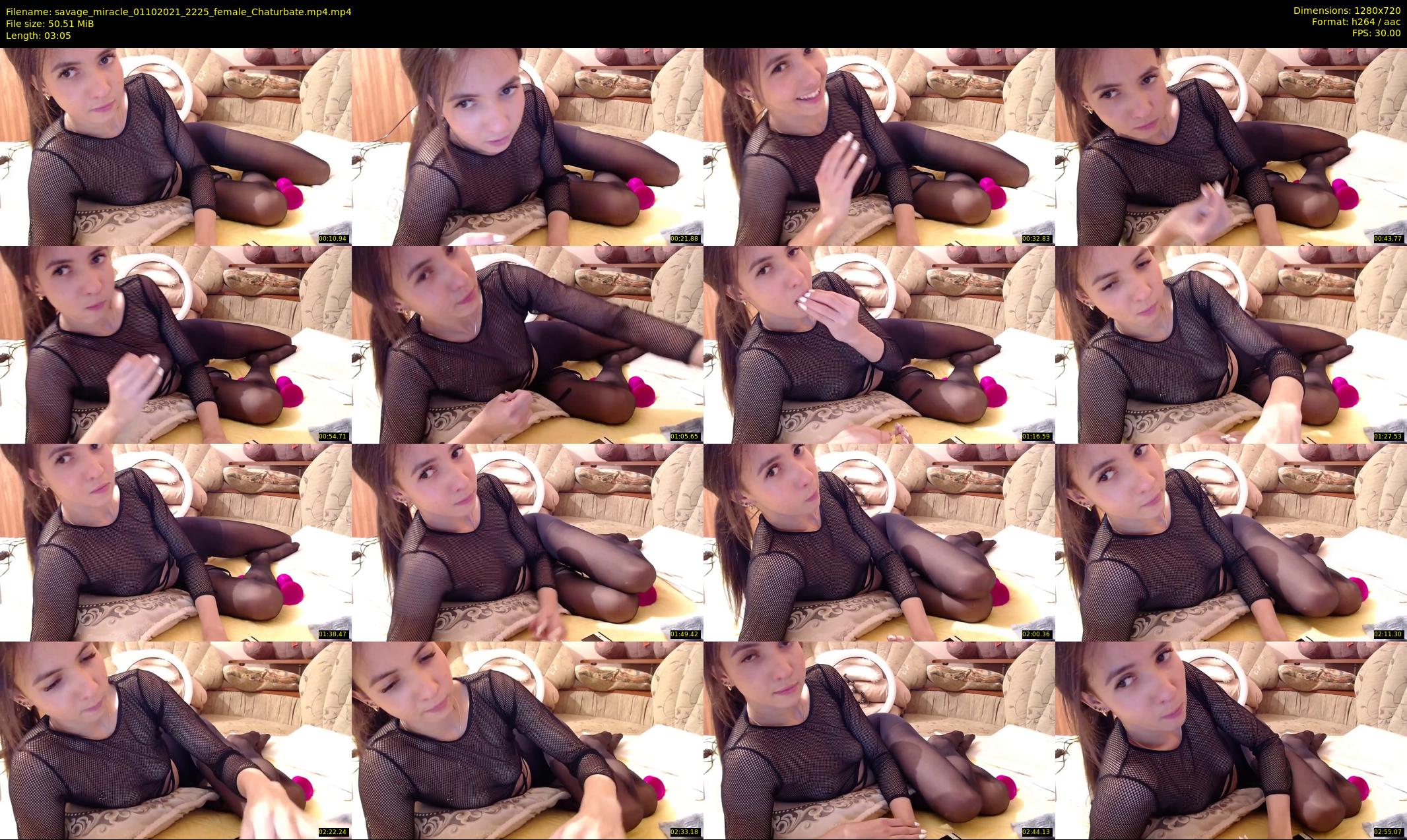 savage_miracle — 4 minute Chaturbate female cam show recording, 720p, Oct 1, 2021