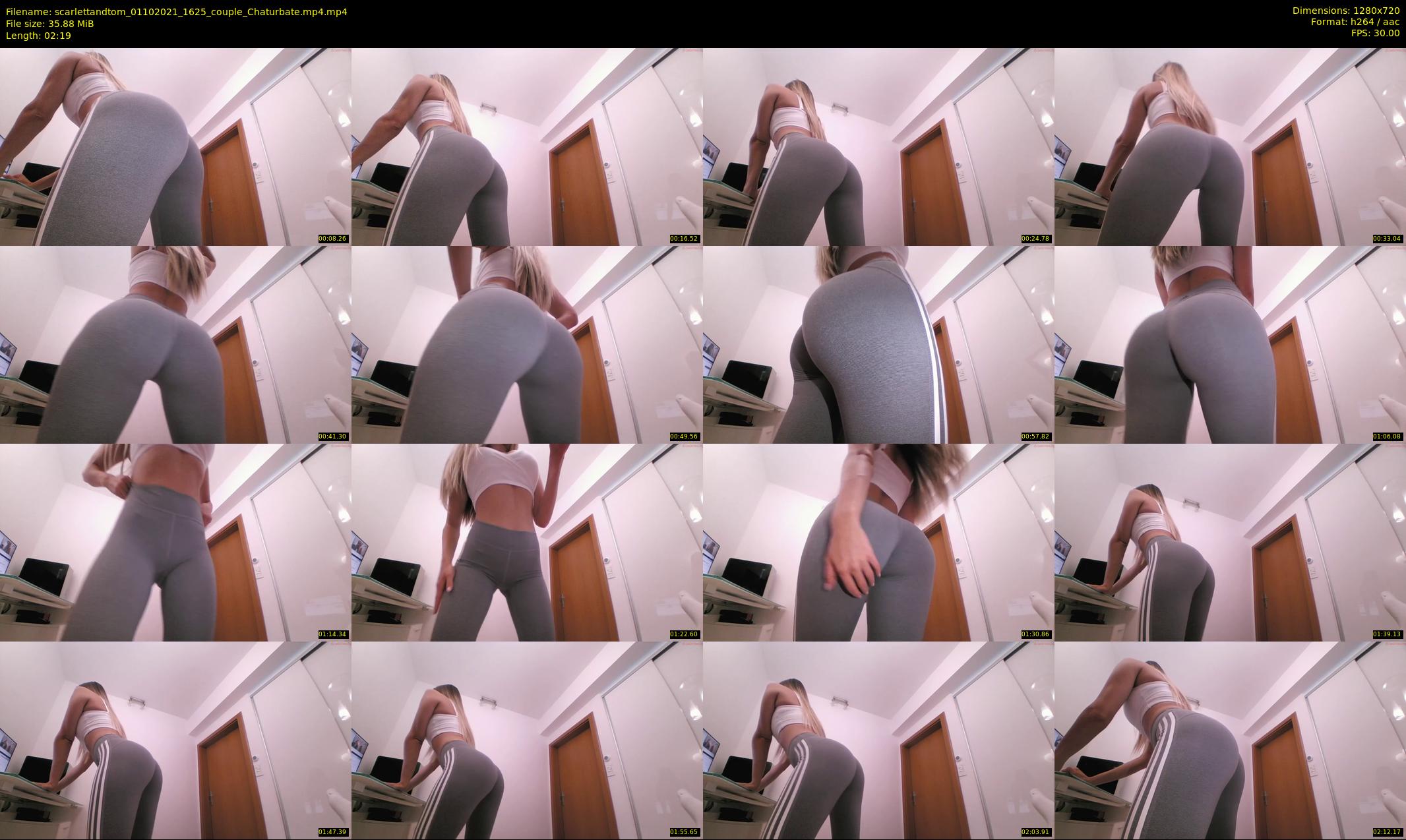 scarlettandtom — 3 minute Chaturbate couple cam show recording, 720p, Oct 1, 2021