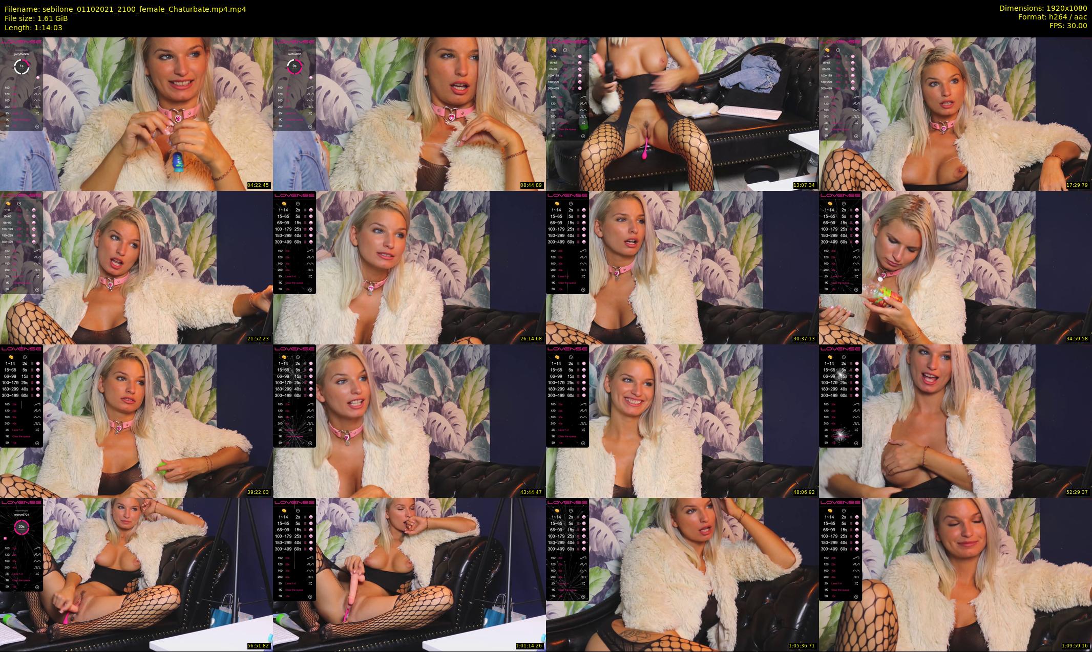 sebilone — 75 minute Chaturbate couple cam show recording, 1080p, Oct 1, 2021