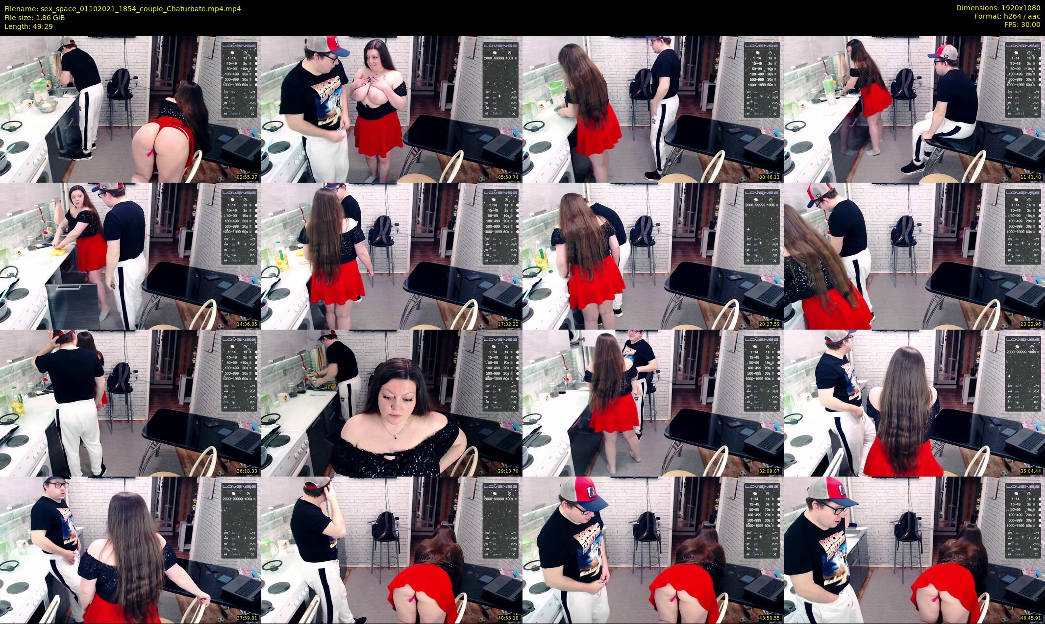 sex_space — 50 minute Chaturbate couple cam show recording, 1080p, Oct 1, 2021