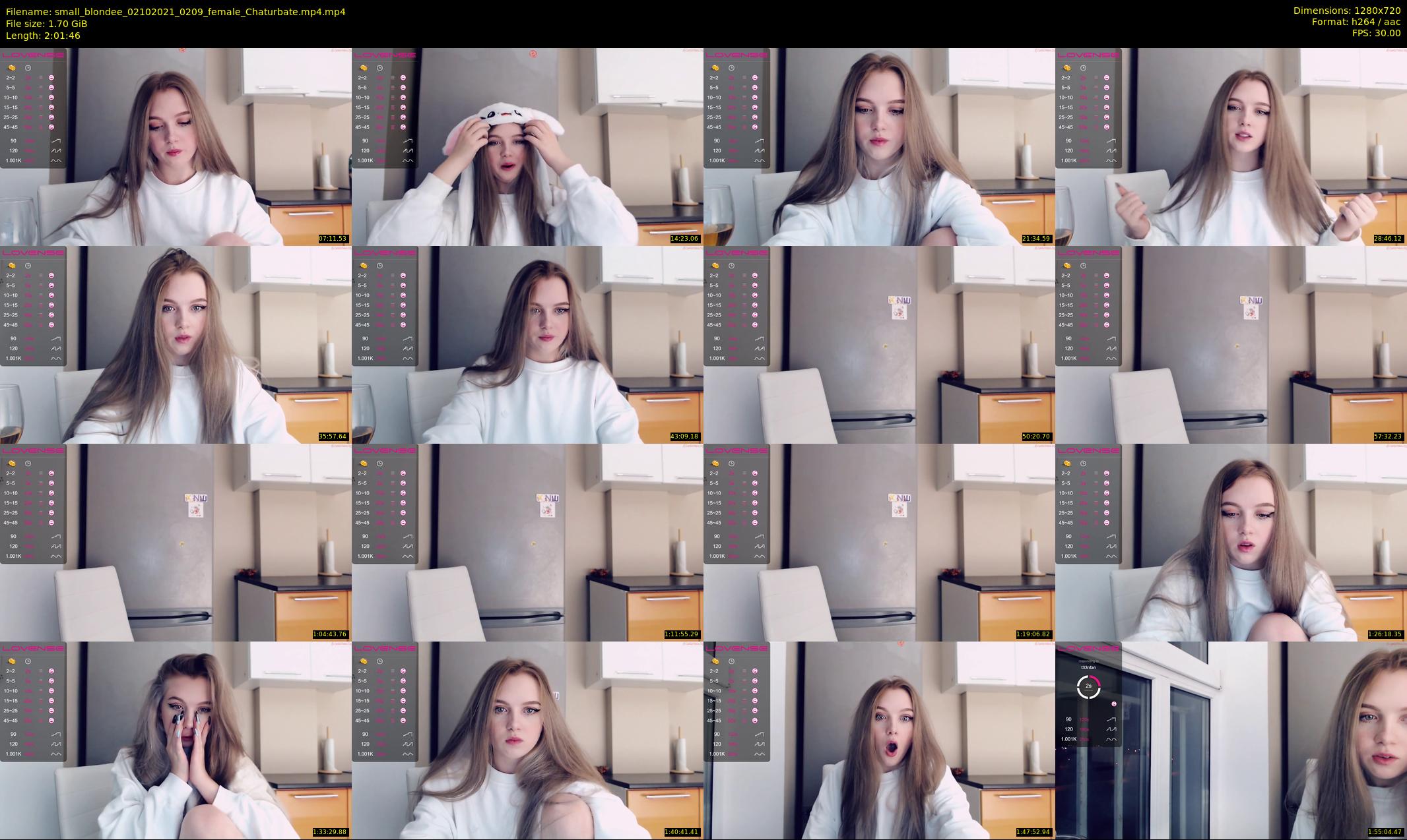 small_blondee — 122 minute Chaturbate female cam show recording, 720p, Oct 2, 2021