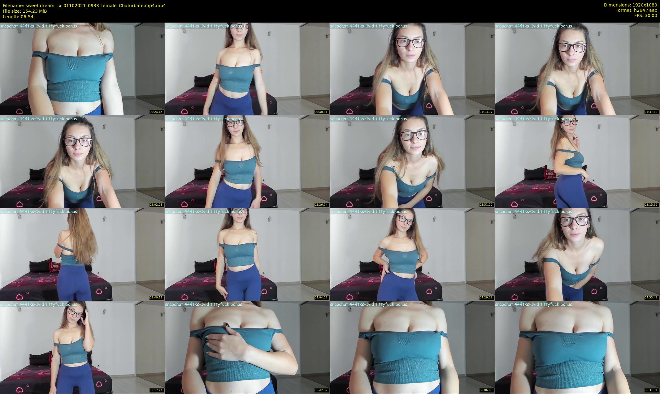 sweettdream__x — 7 minute Chaturbate female cam show recording, 1080p, Oct 1, 2021