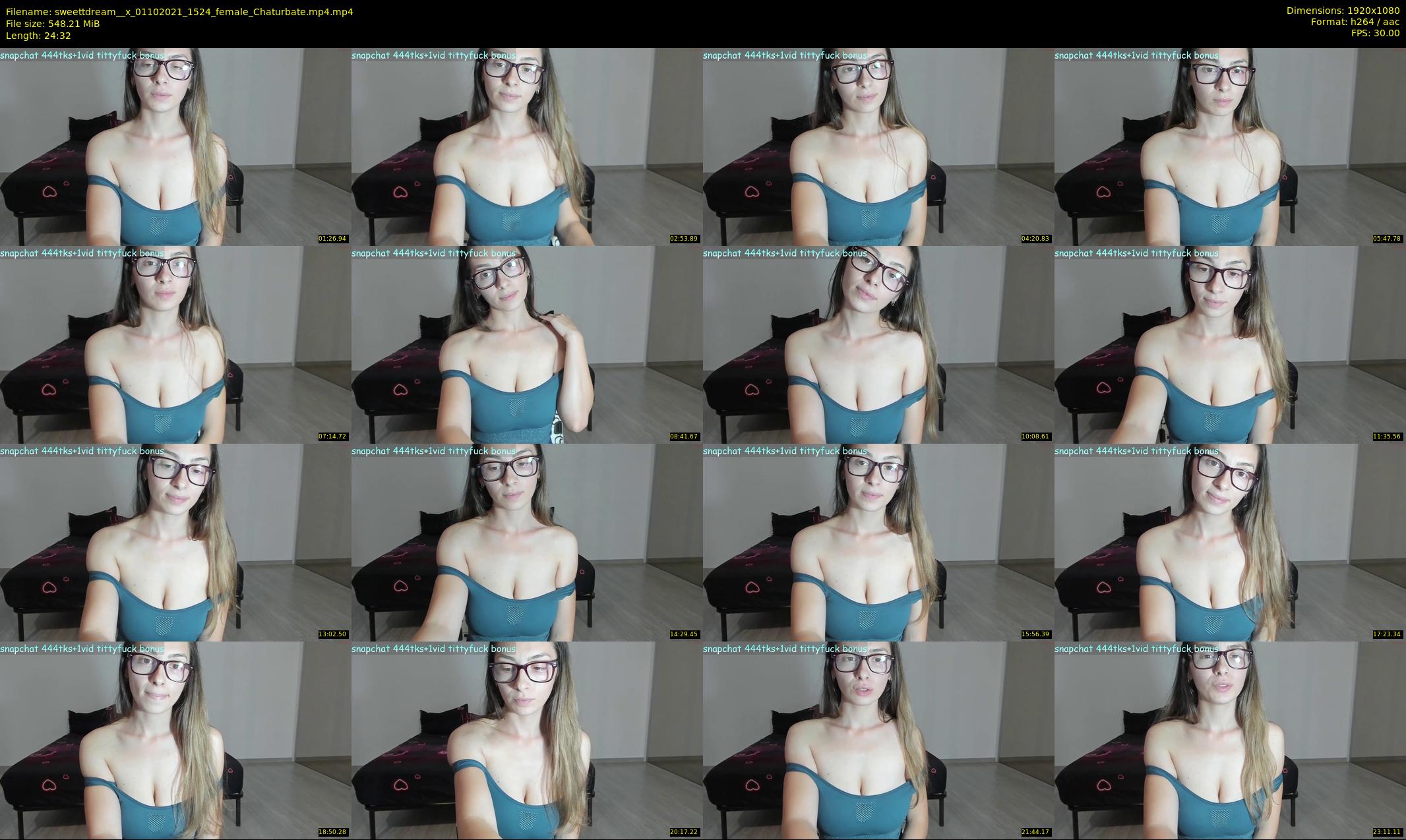 sweettdream__x — 25 minute Chaturbate female cam show recording, 1080p, Oct 1, 2021