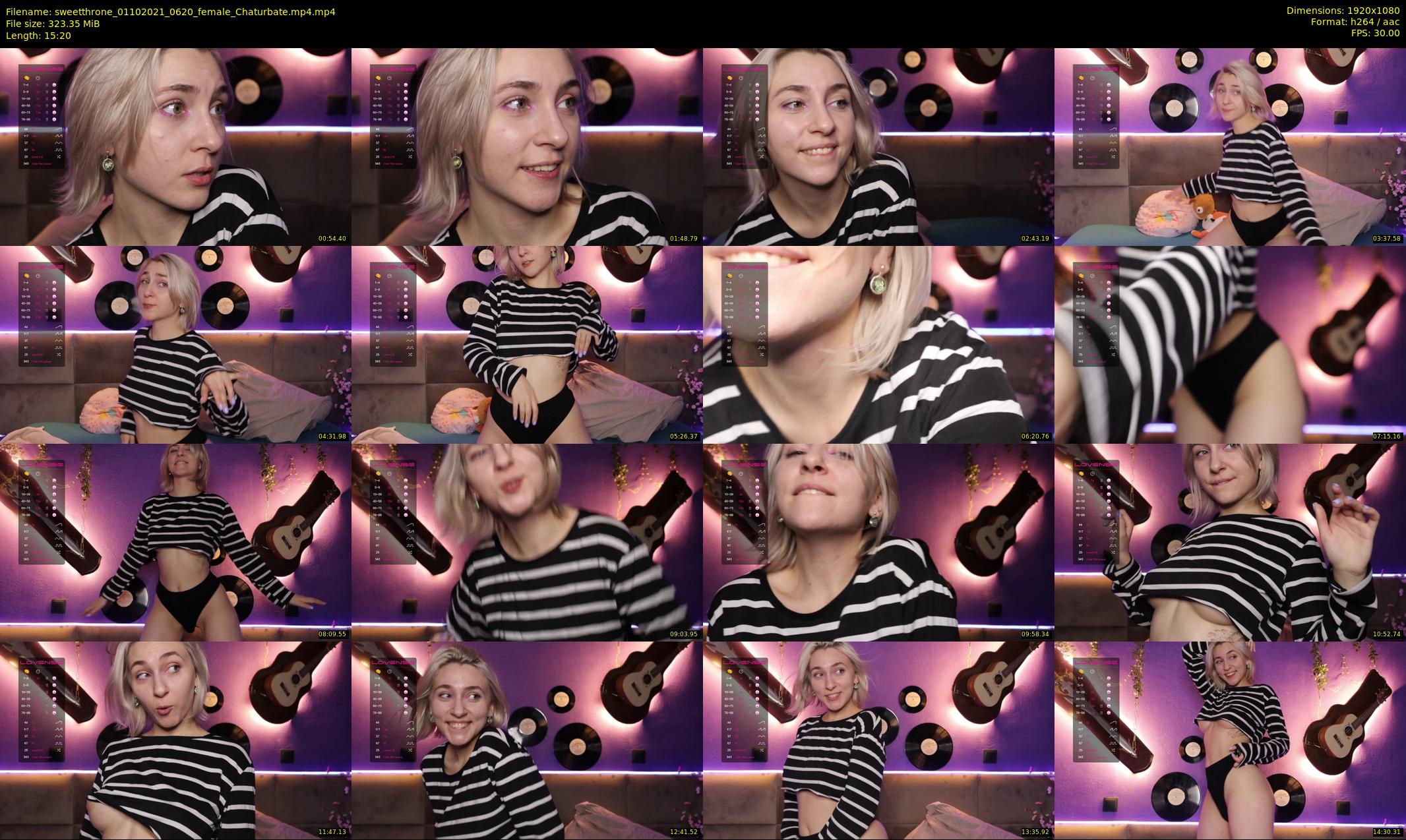 sweetthrone — 16 minute Chaturbate couple cam show recording, 1080p, Oct 1, 2021