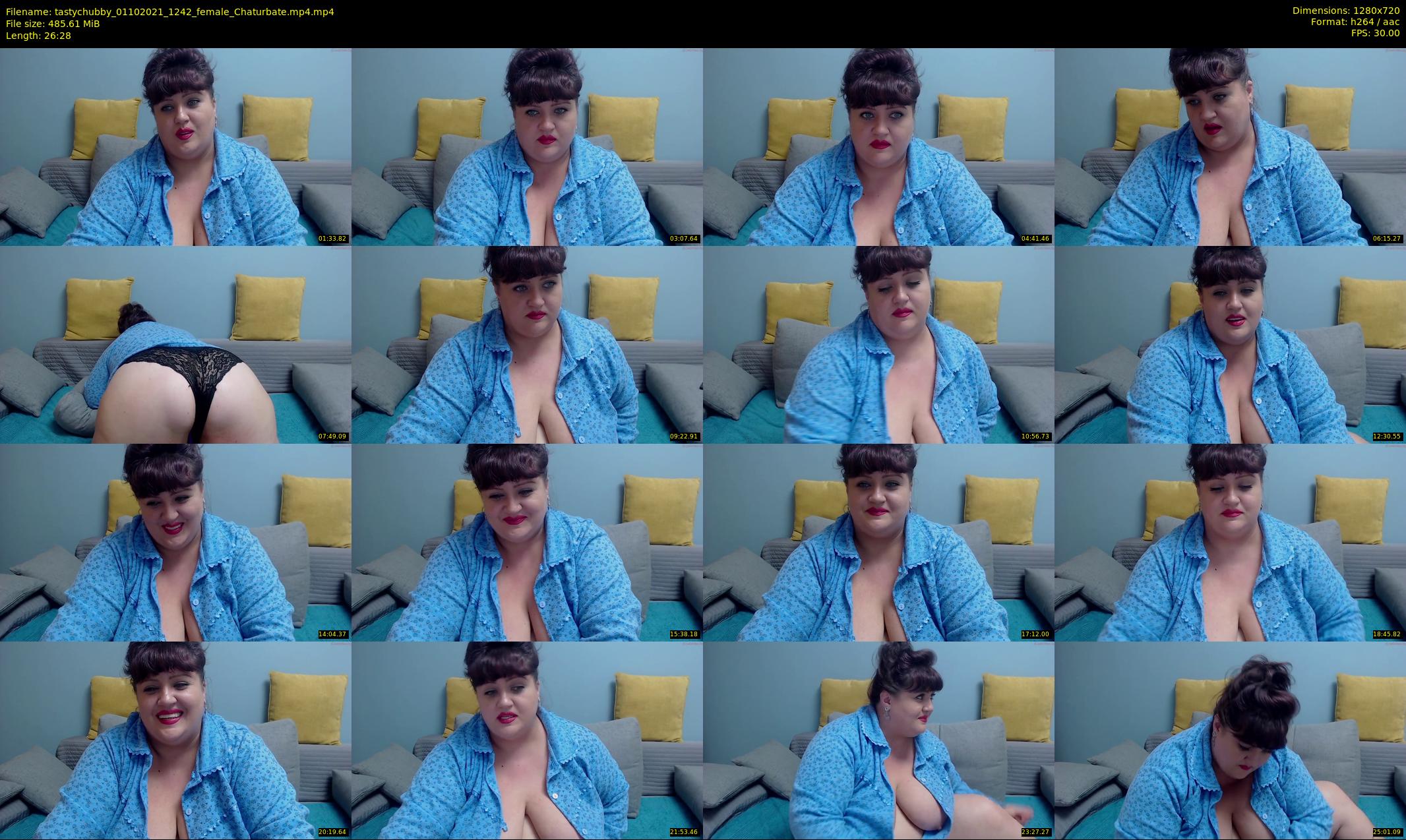 tastychubby — 27 minute Chaturbate female cam show recording, 720p, Oct 1, 2021