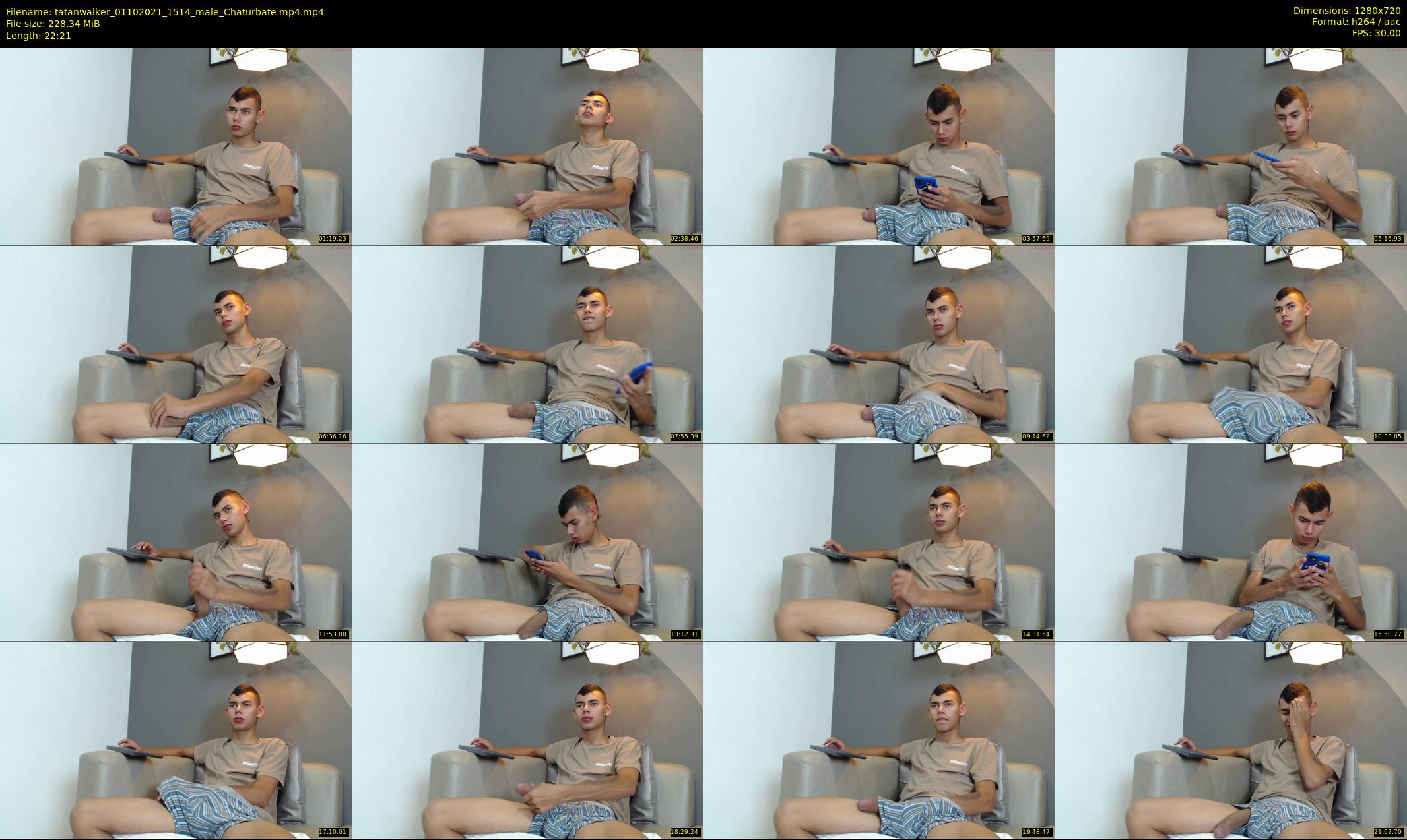 tatanwalker — 23 minute Chaturbate male cam show recording, 720p, Oct 1, 2021