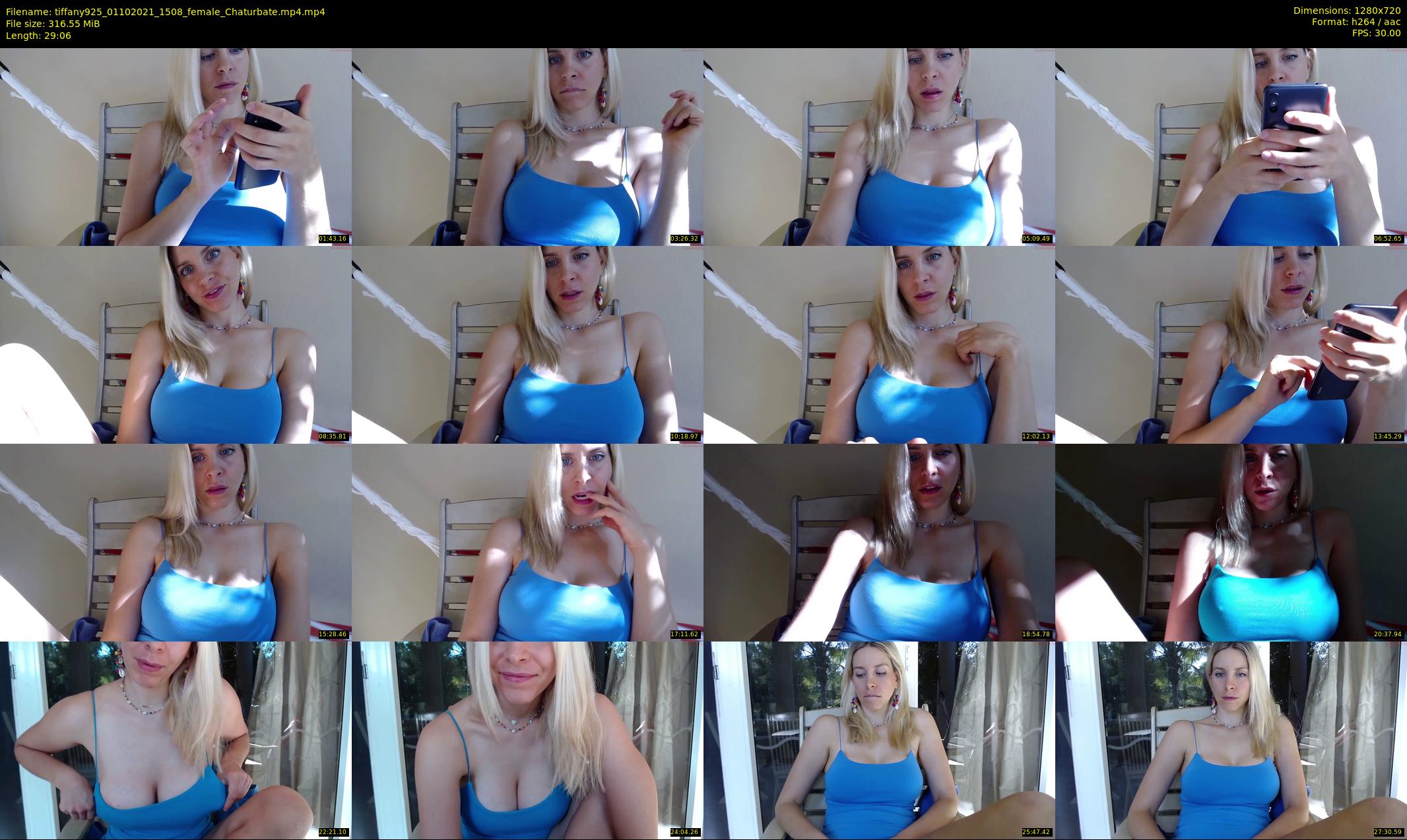 tiffany925 — 30 minute Chaturbate female cam show recording, 720p, Oct 1, 2021
