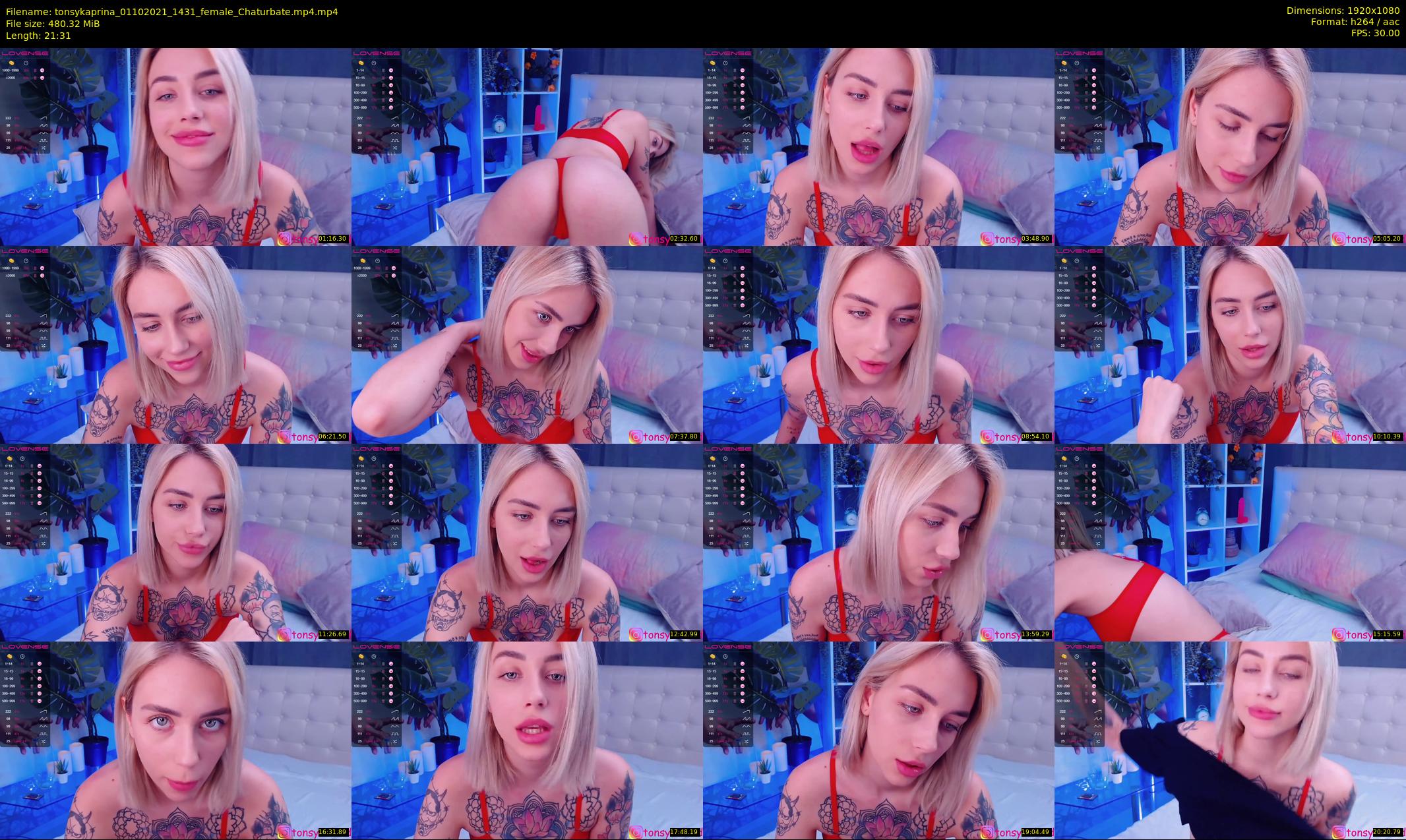 tonsykaprina — 22 minute Chaturbate couple cam show recording, 1080p, Oct 1, 2021