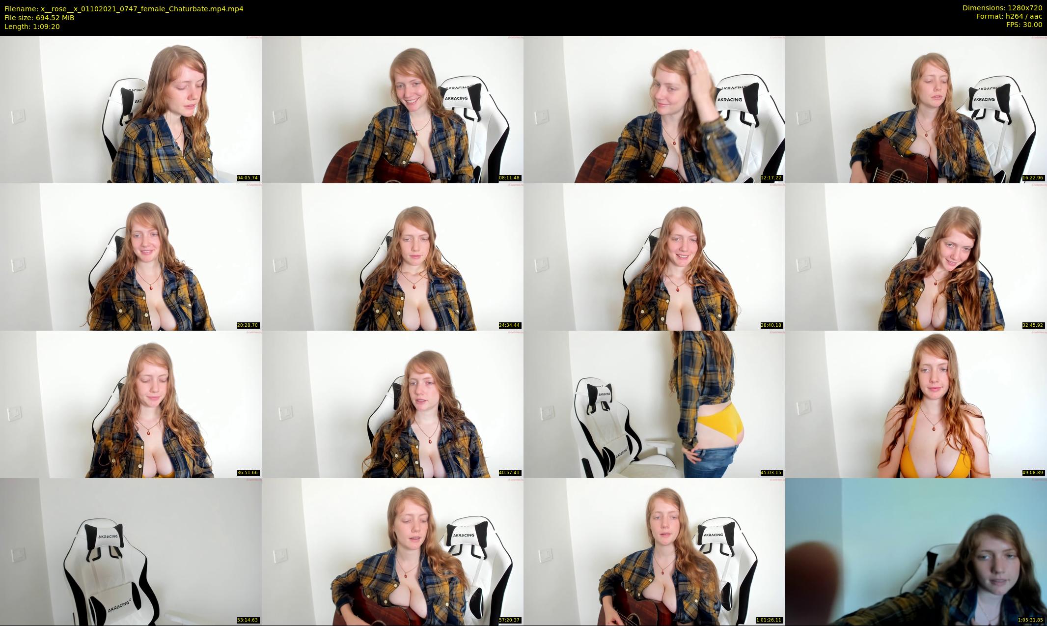 x__rose__x — 70 minute Chaturbate female cam show recording, 720p, Oct 1, 2021