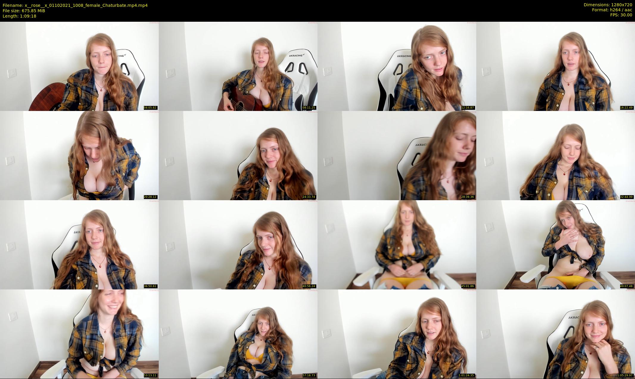 x__rose__x — 70 minute Chaturbate female cam show recording, 720p, Oct 1, 2021
